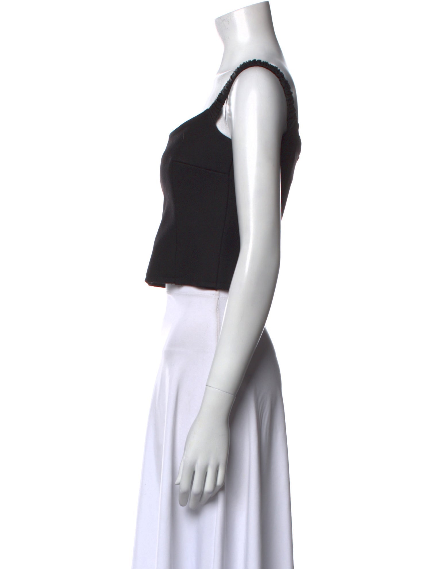 Khaite Virgin Wool Square Neckline Crop Top w/ Tags