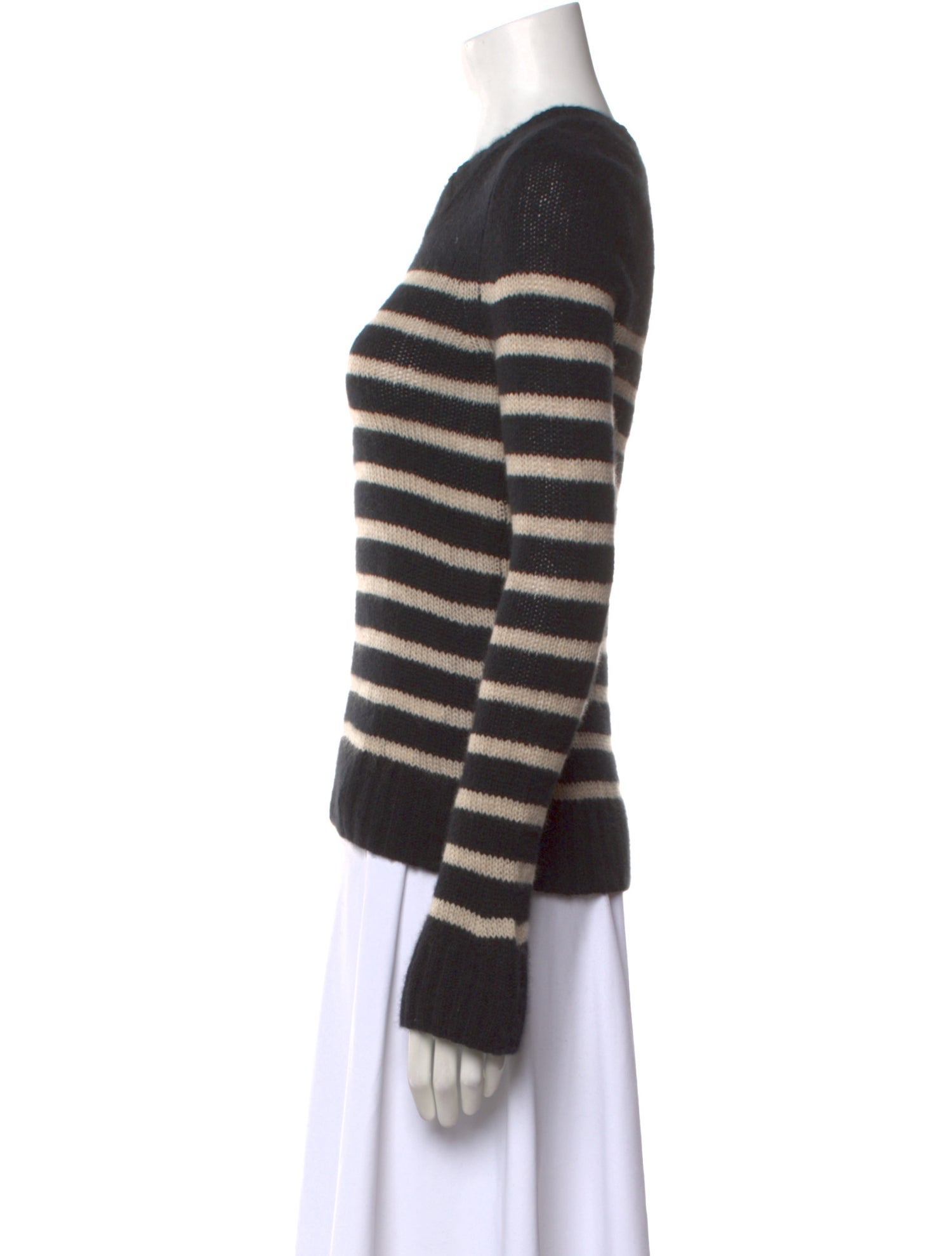 Khaite Cashmere Striped Sweater