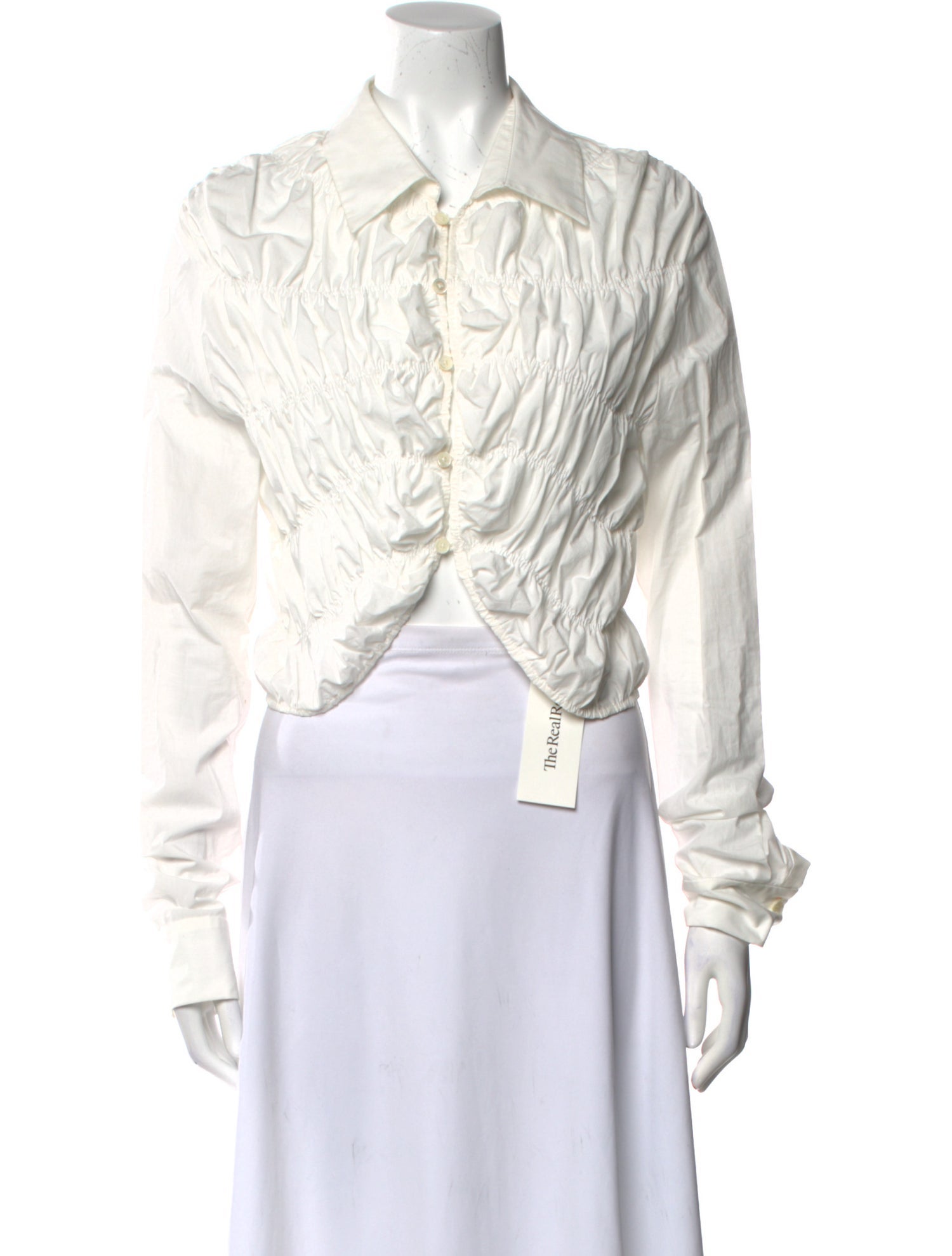 Khaite Long Sleeve Crop Top