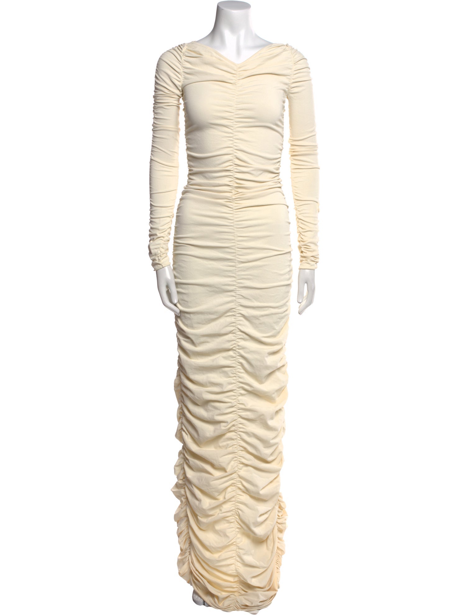 Khaite Cowl Neck Long Dress