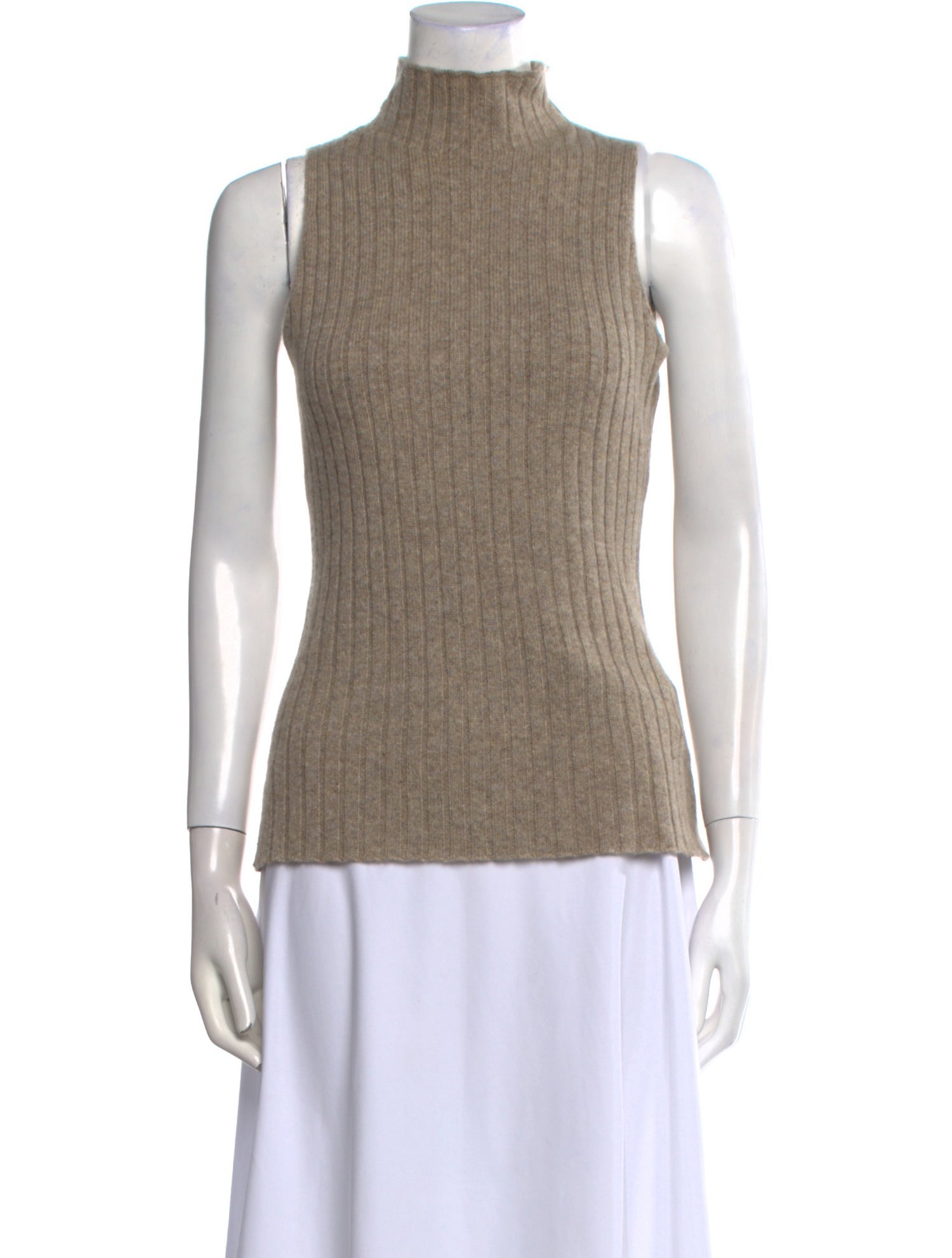 Khaite Cashmere Mock Neck Sweater