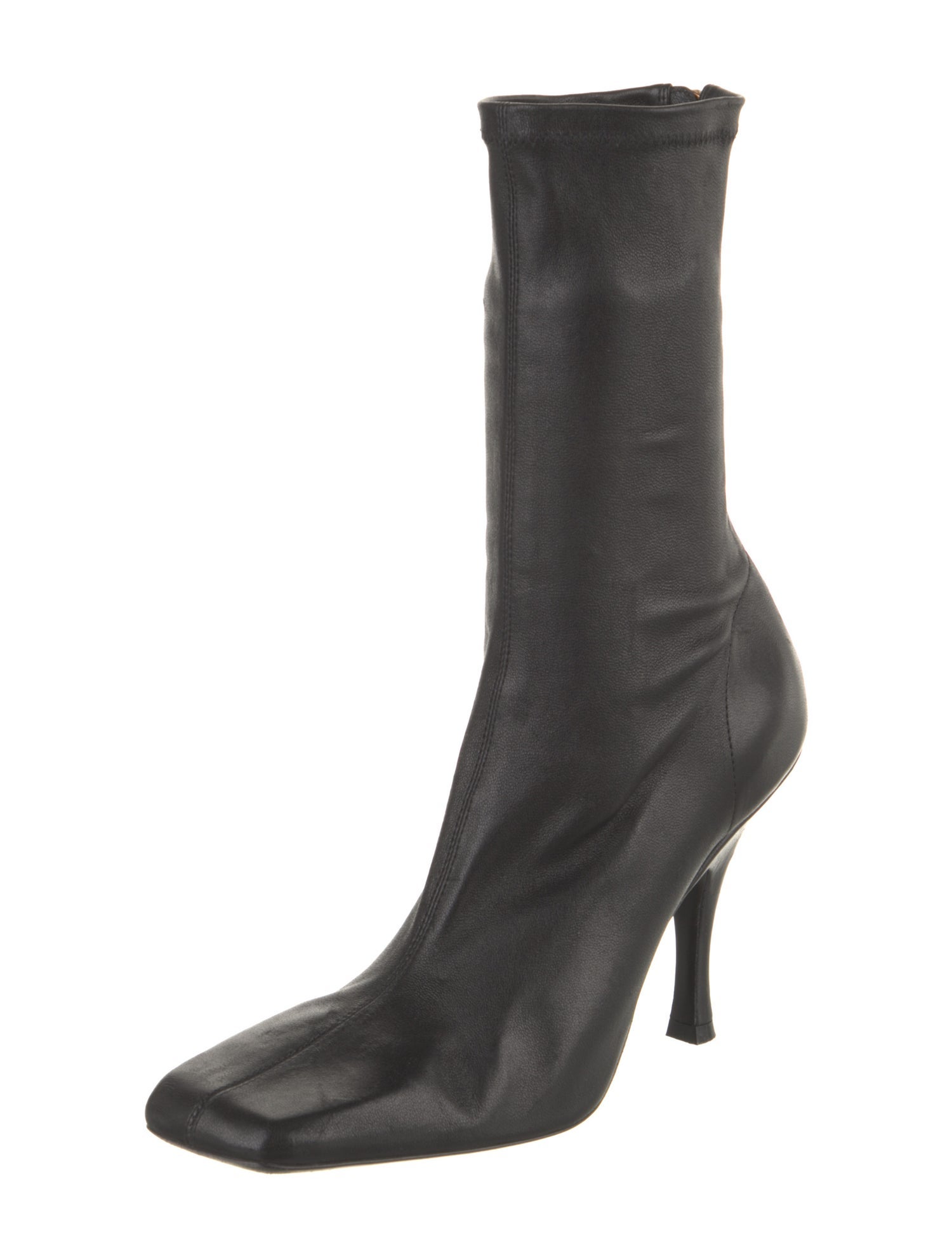 Khaite Leather Sock Boots