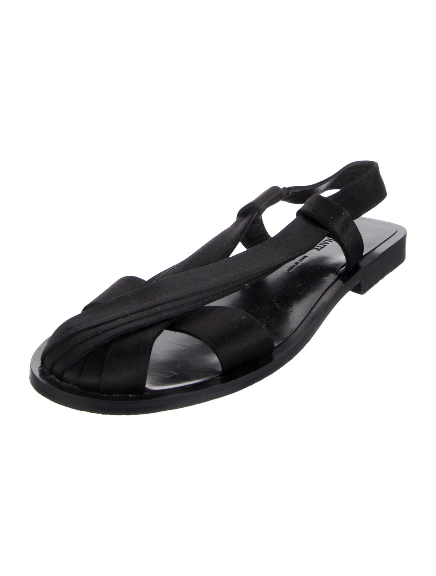 Khaite Satin Slingback Flats