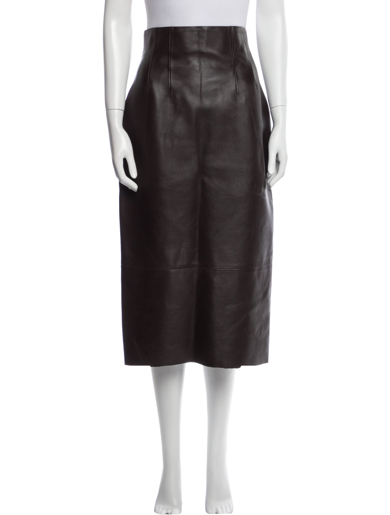 Khaite Cutout Accent Midi Length Skirt