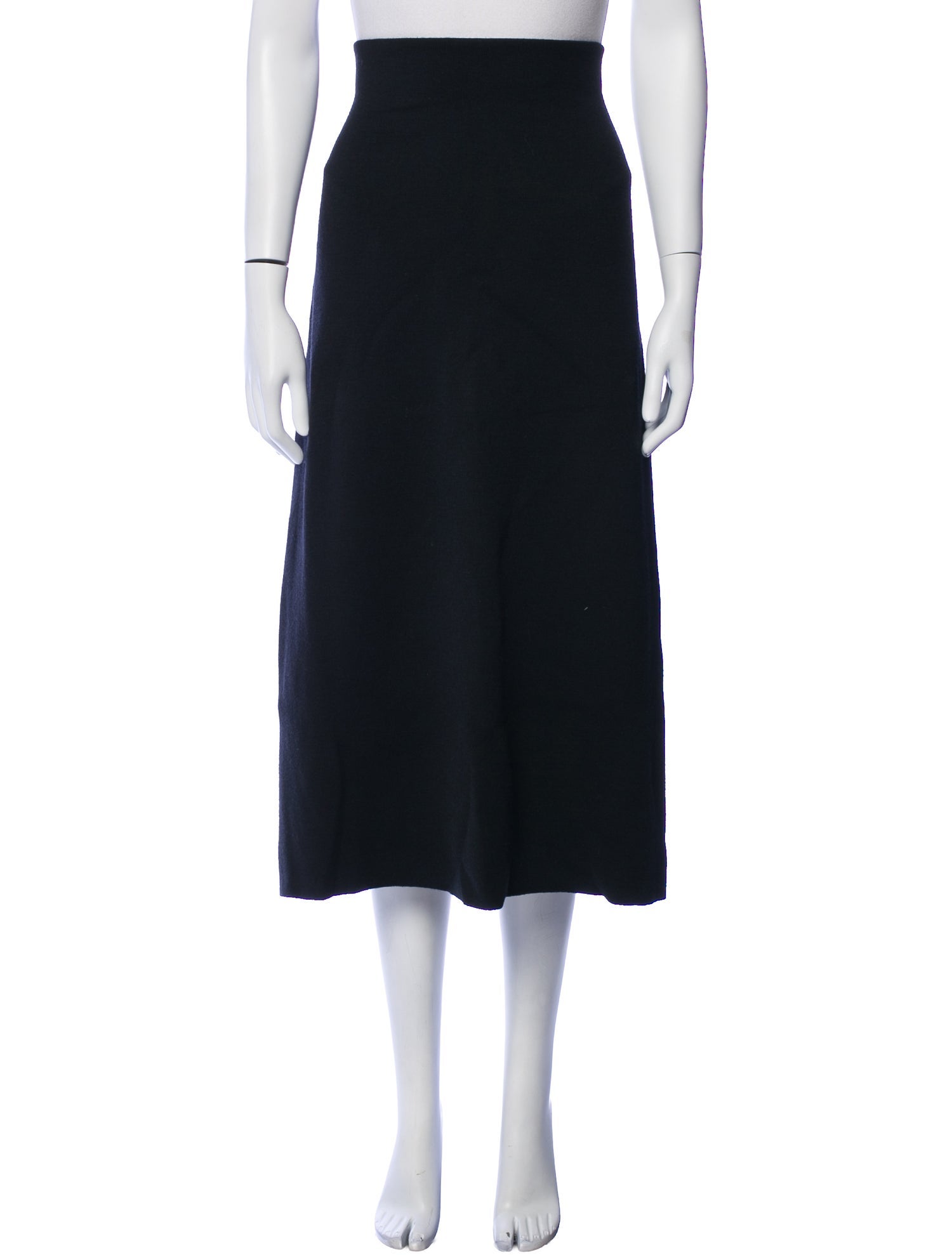 Khaite Wool Midi Length Skirt