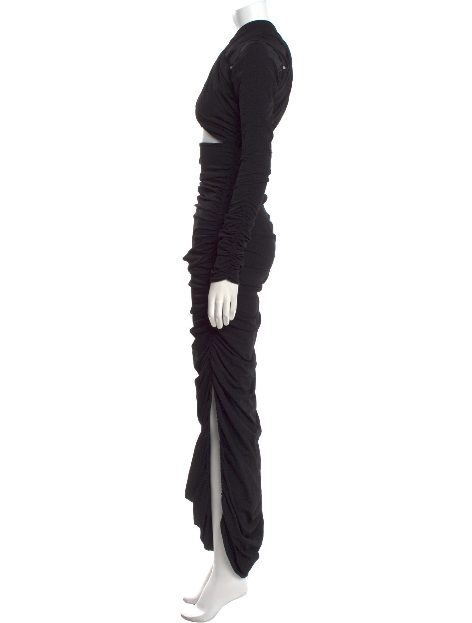 Khaite Mock Neck Long Dress