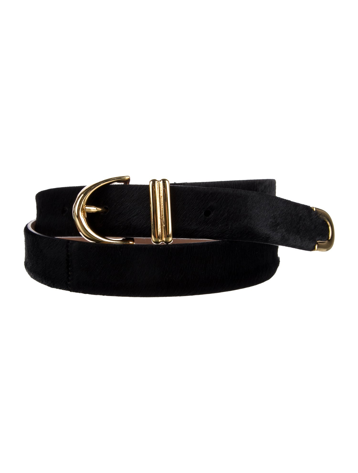 Khaite Skinny Ponyhair Belt