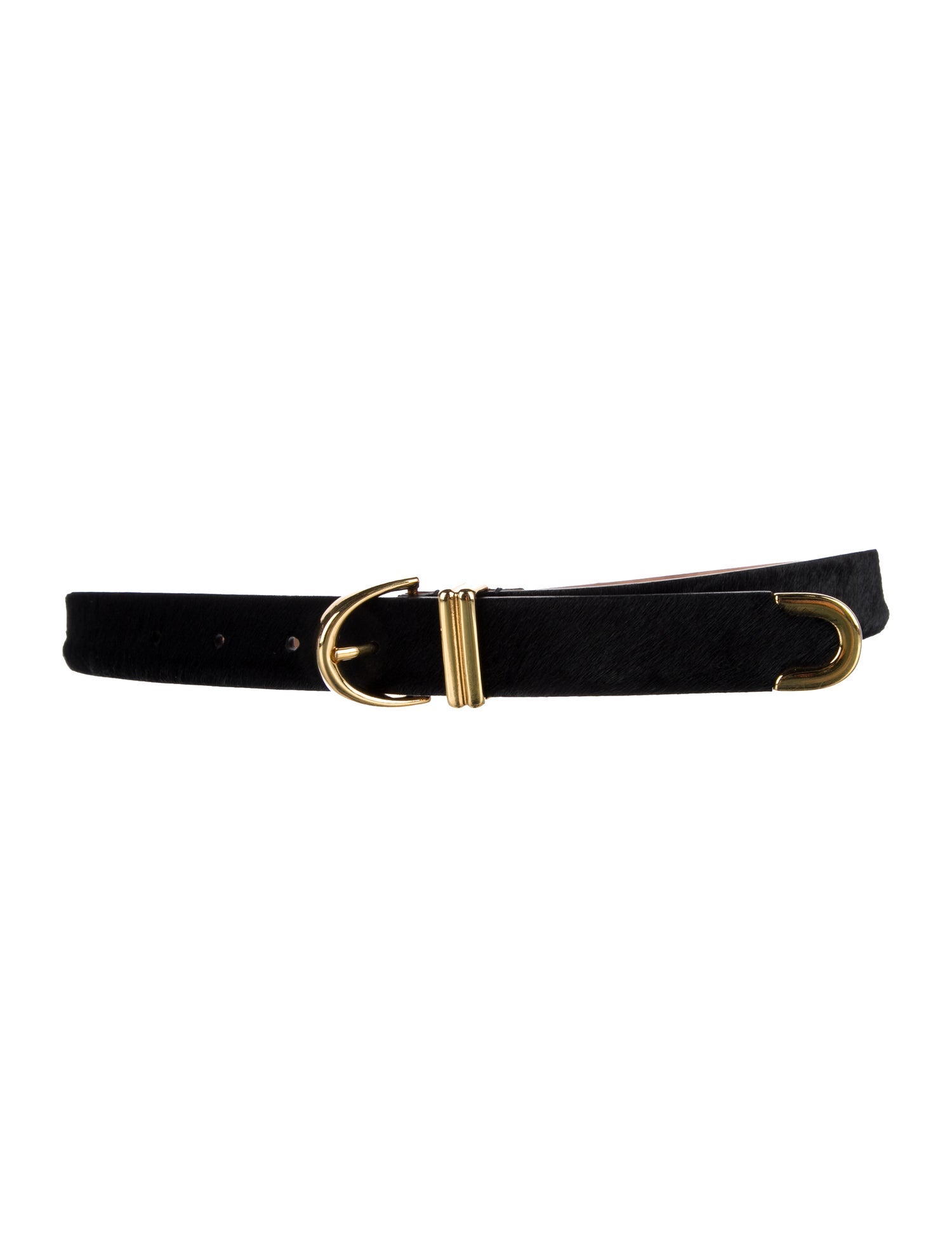 Khaite Skinny Ponyhair Belt