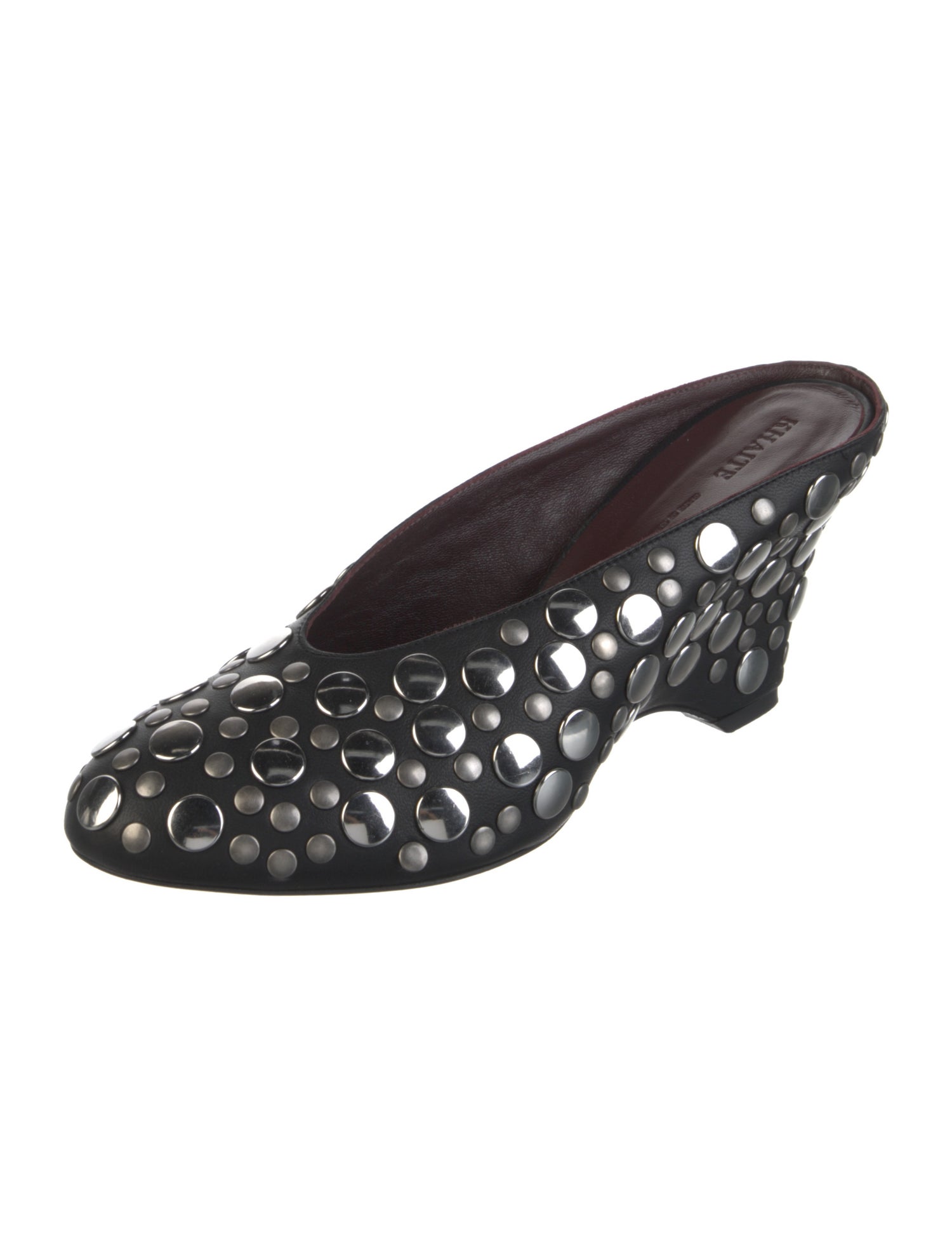 Khaite Leather Mules