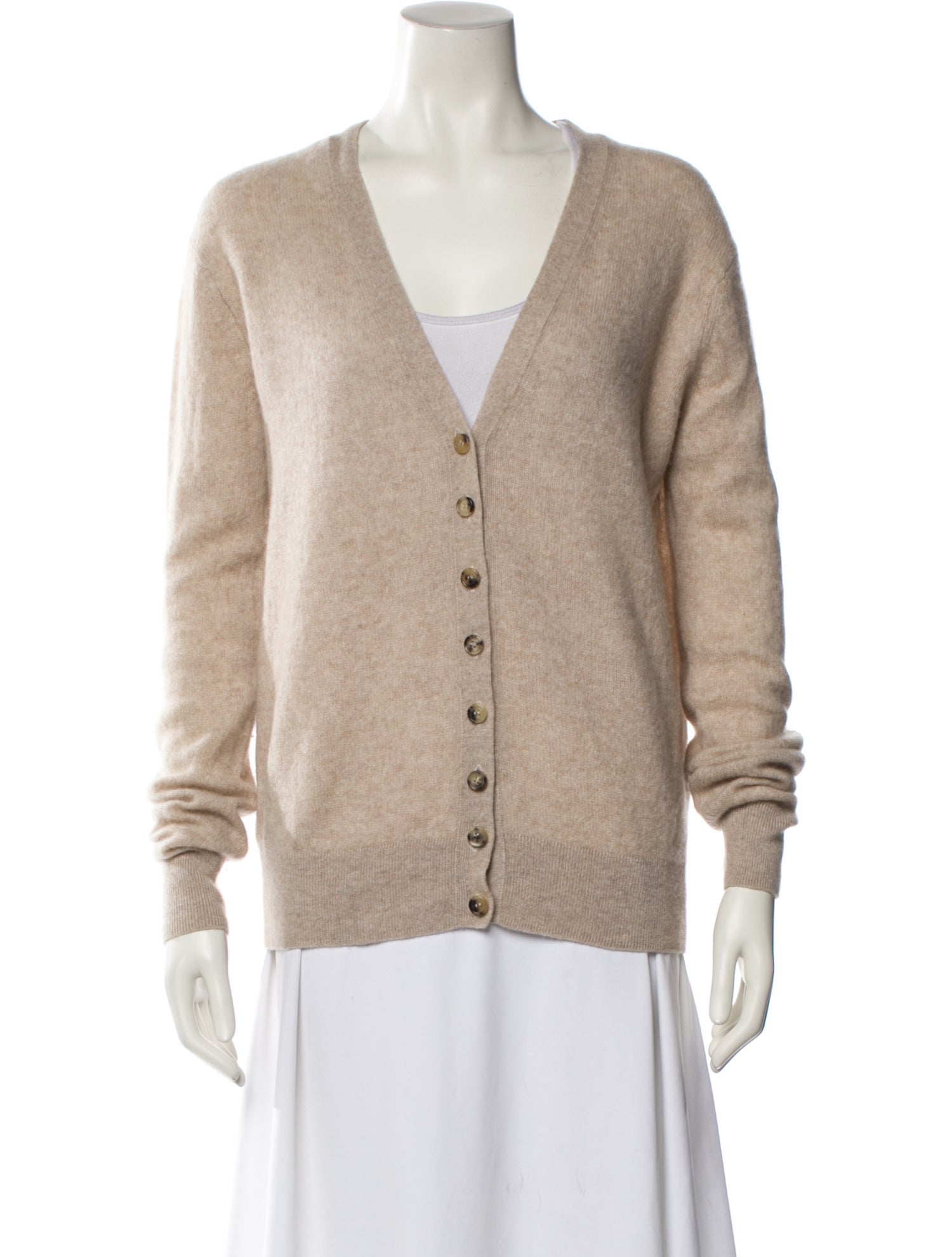 Khaite Cashmere V-Neck Sweater