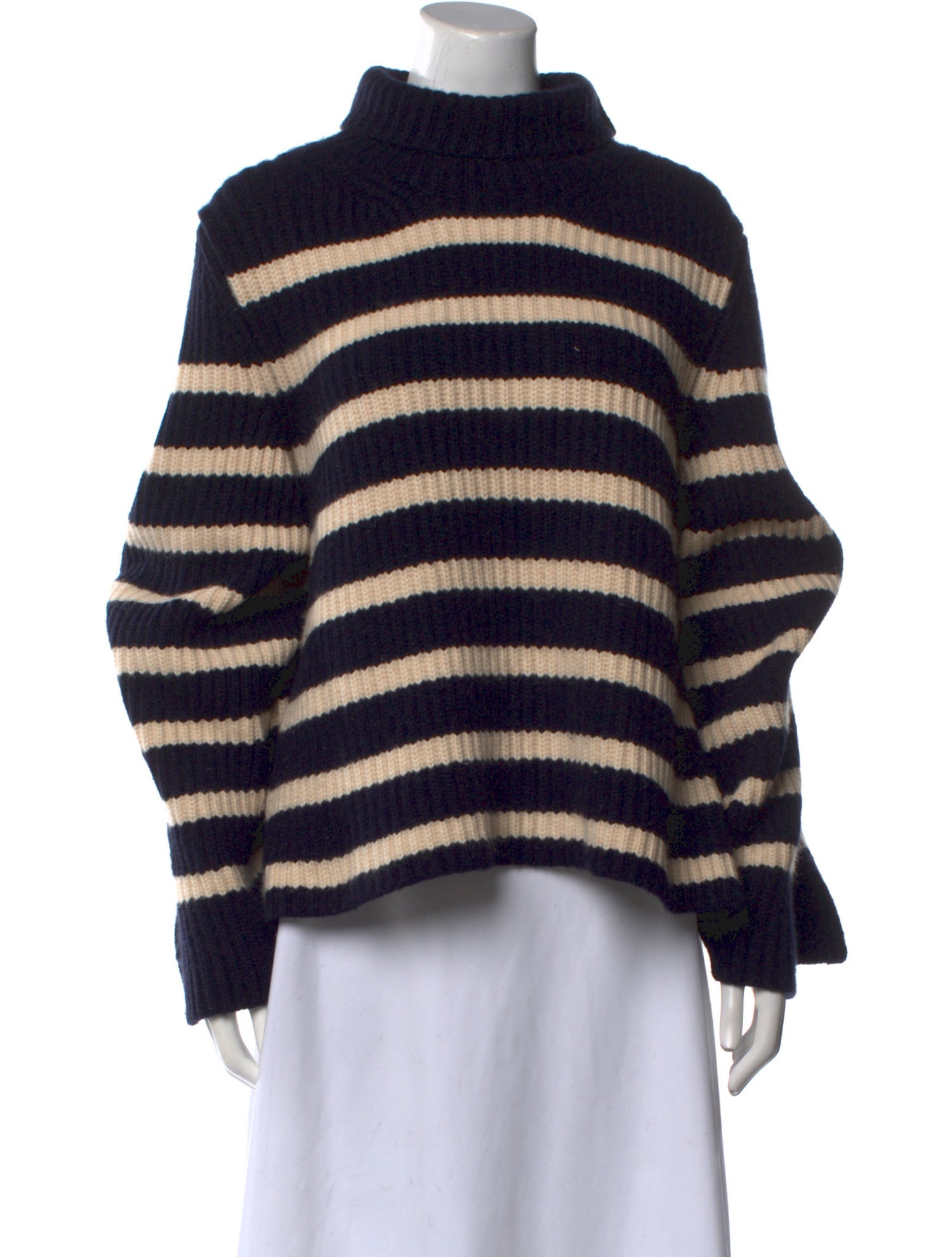 Khaite Cashmere Striped Sweater