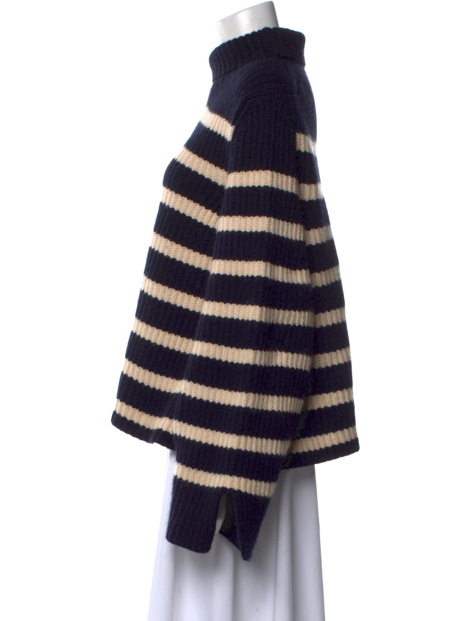 Khaite Cashmere Striped Sweater
