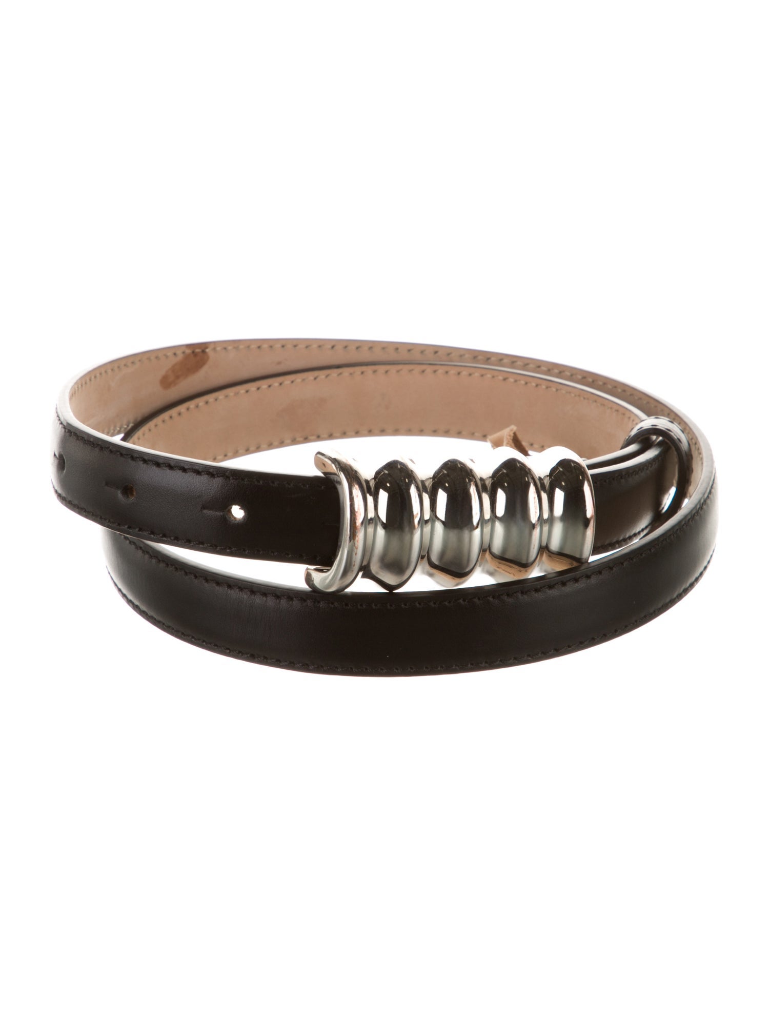 Khaite Skinny Leather Belt