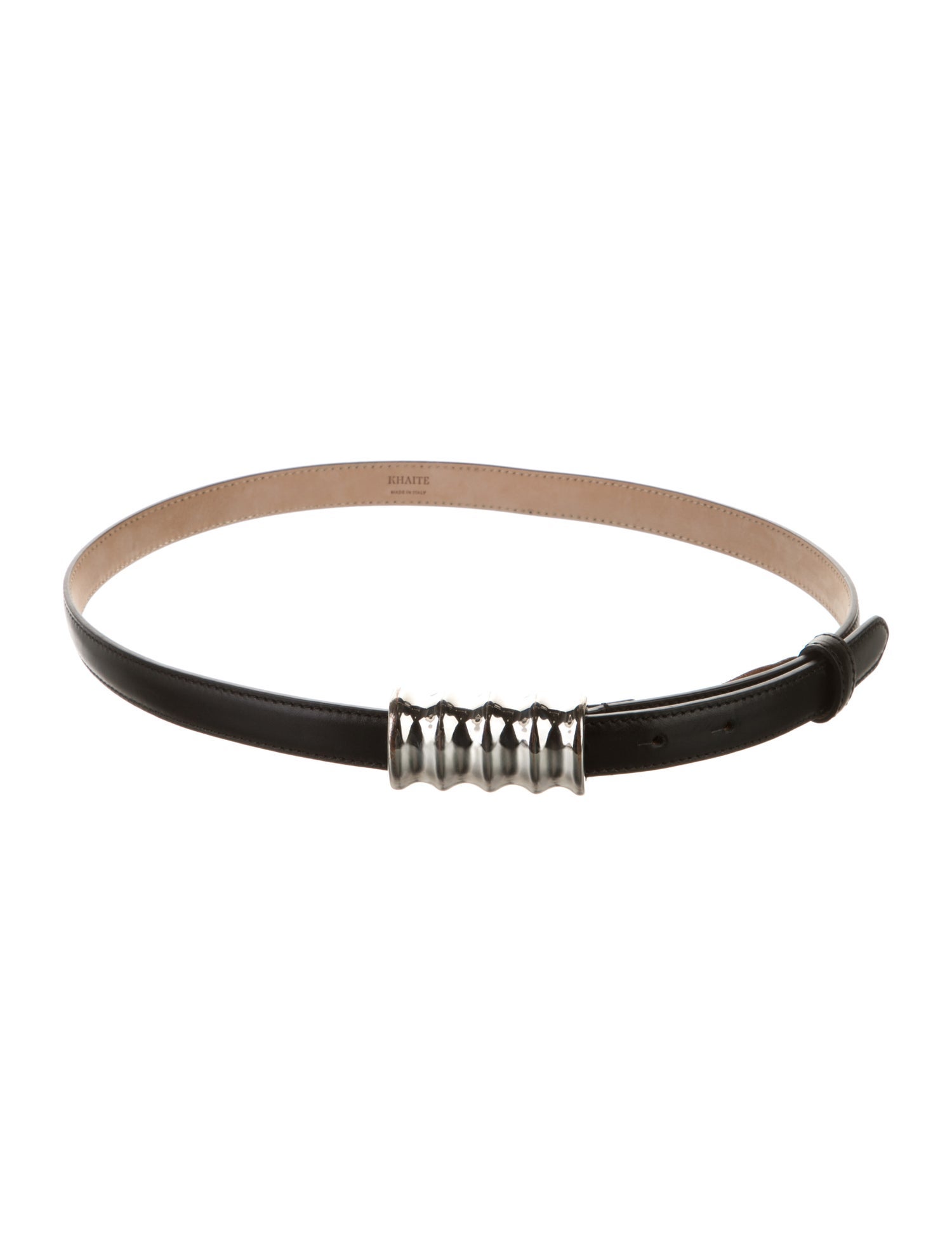 Khaite Skinny Leather Belt