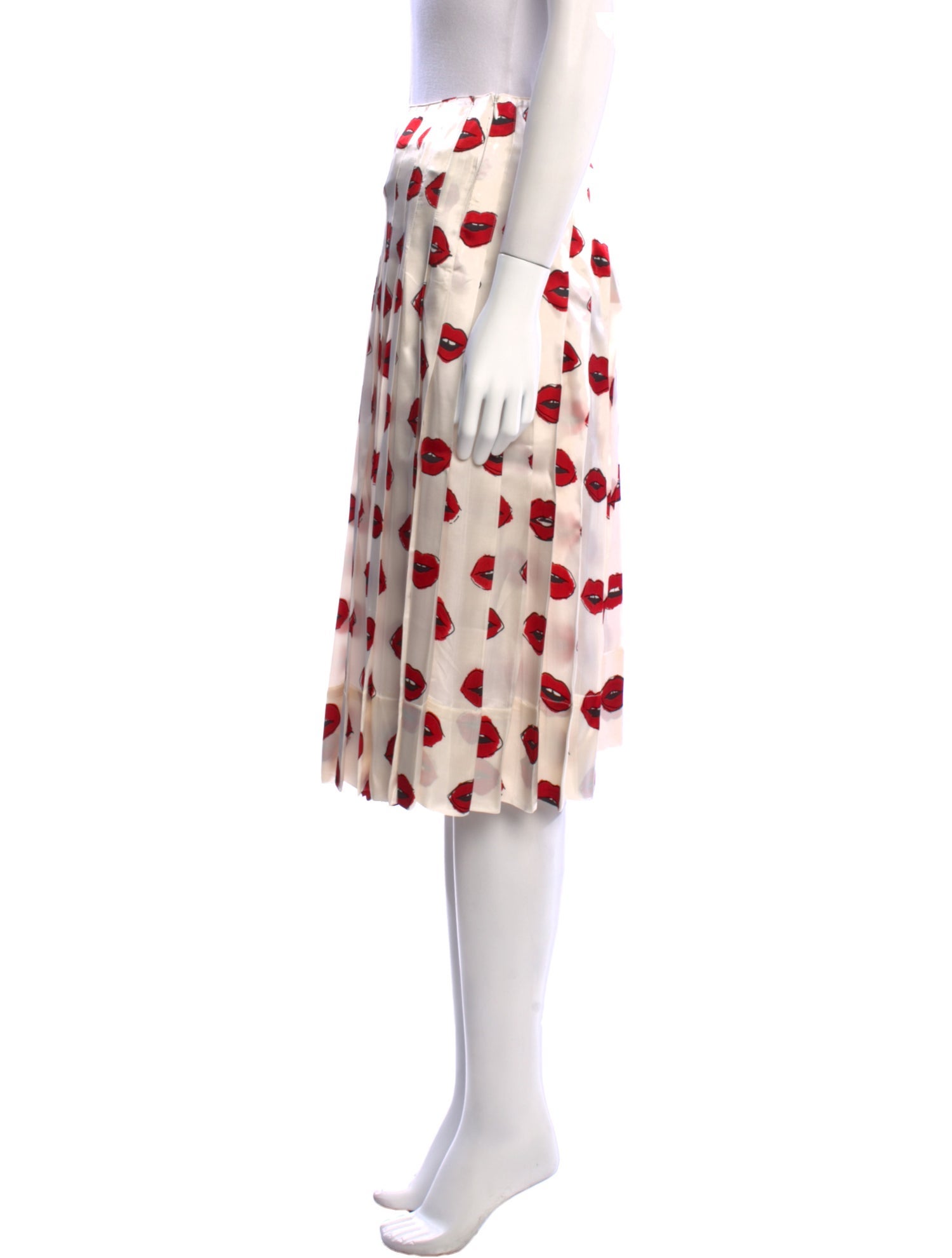 Khaite Printed Knee-Length Skirt