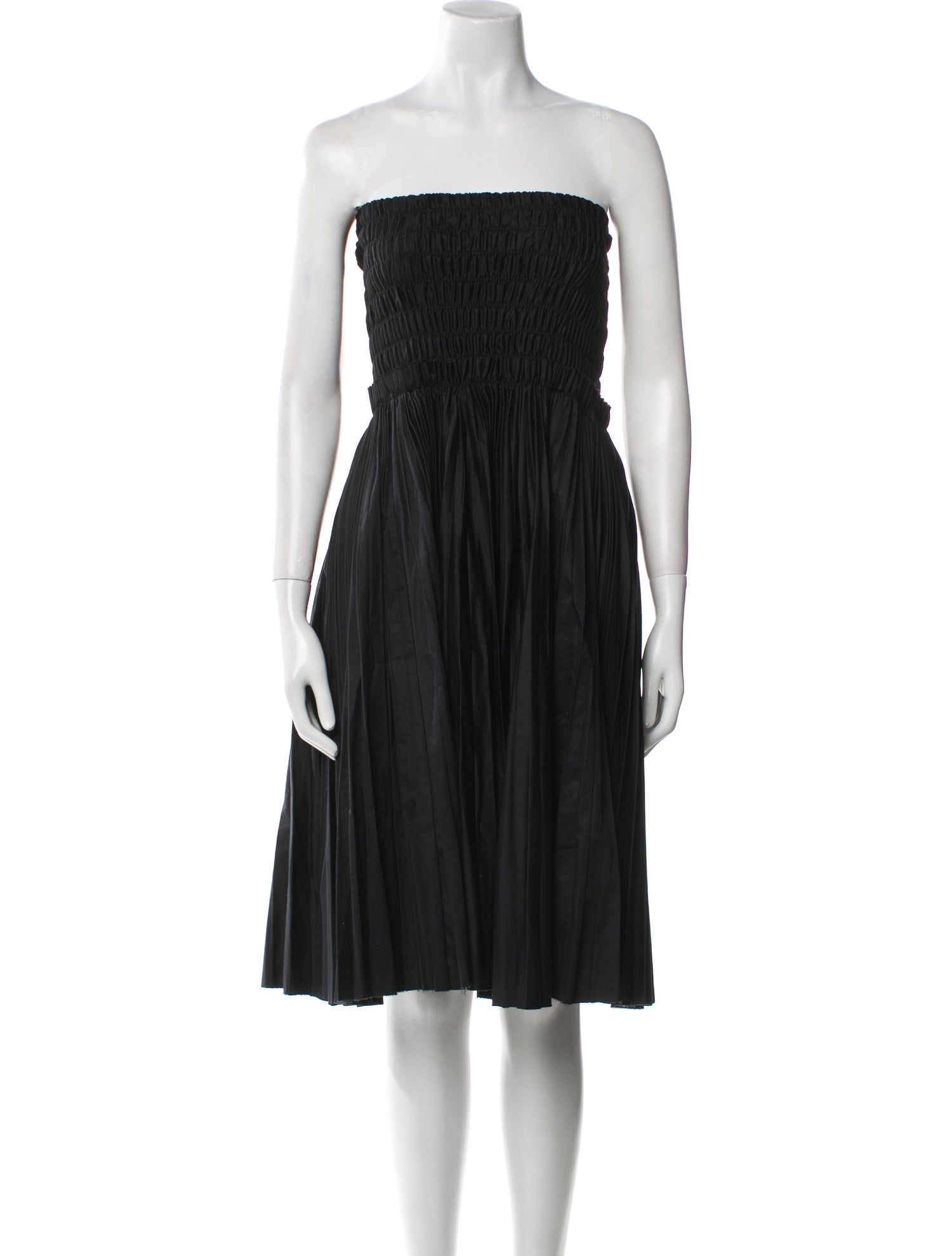 Khaite Strapless Mini Dress