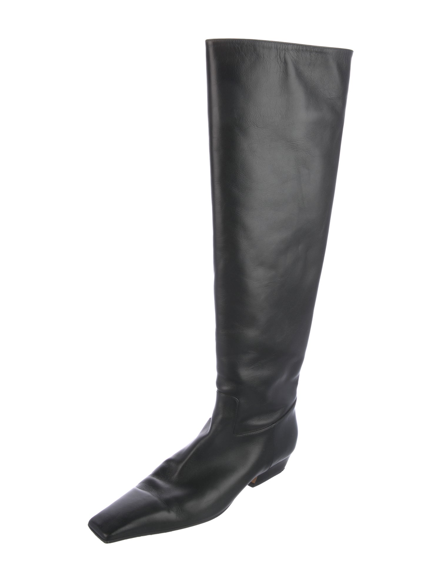 Khaite Leather Riding Boots
