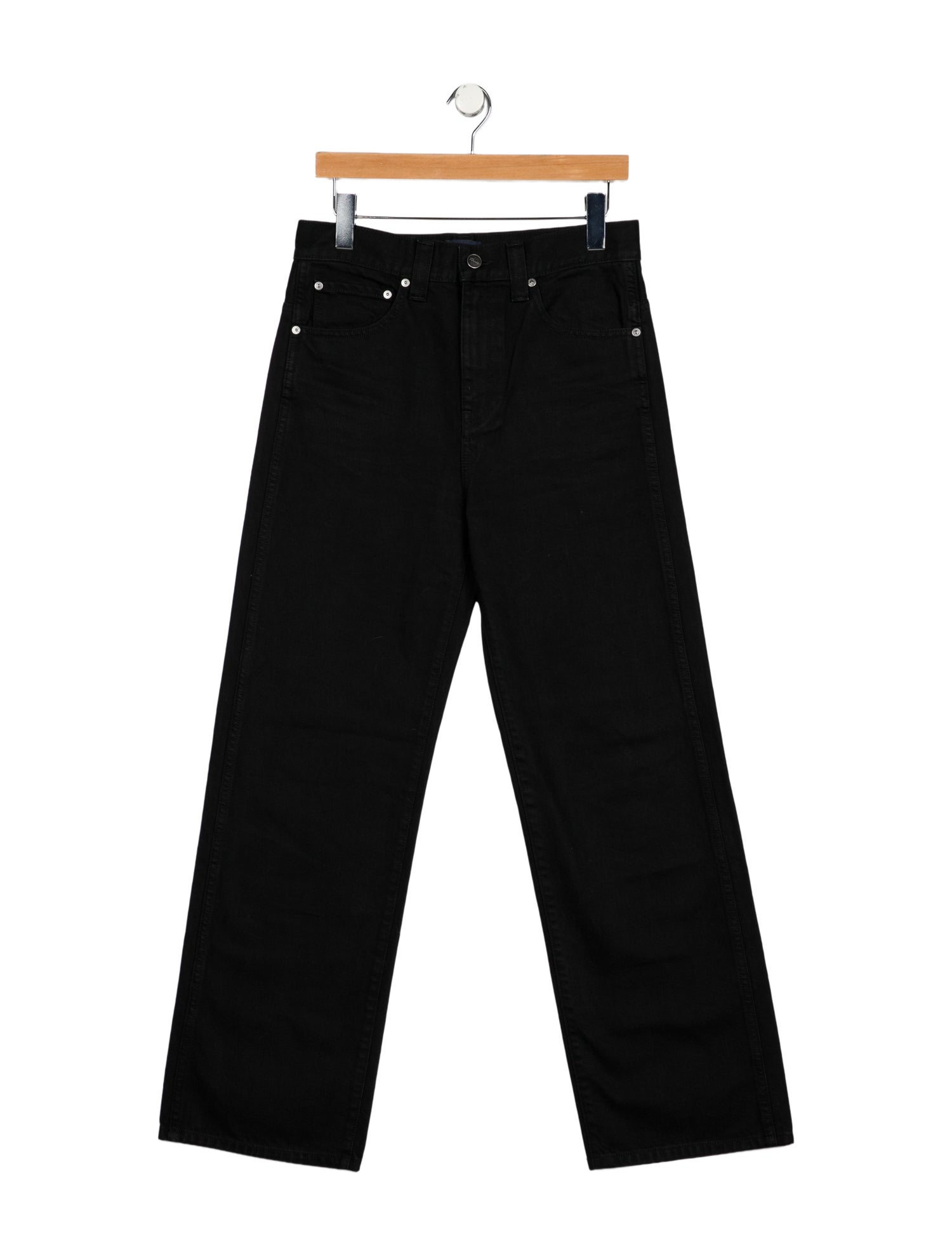 Khaite High-Rise Wide Leg Jeans