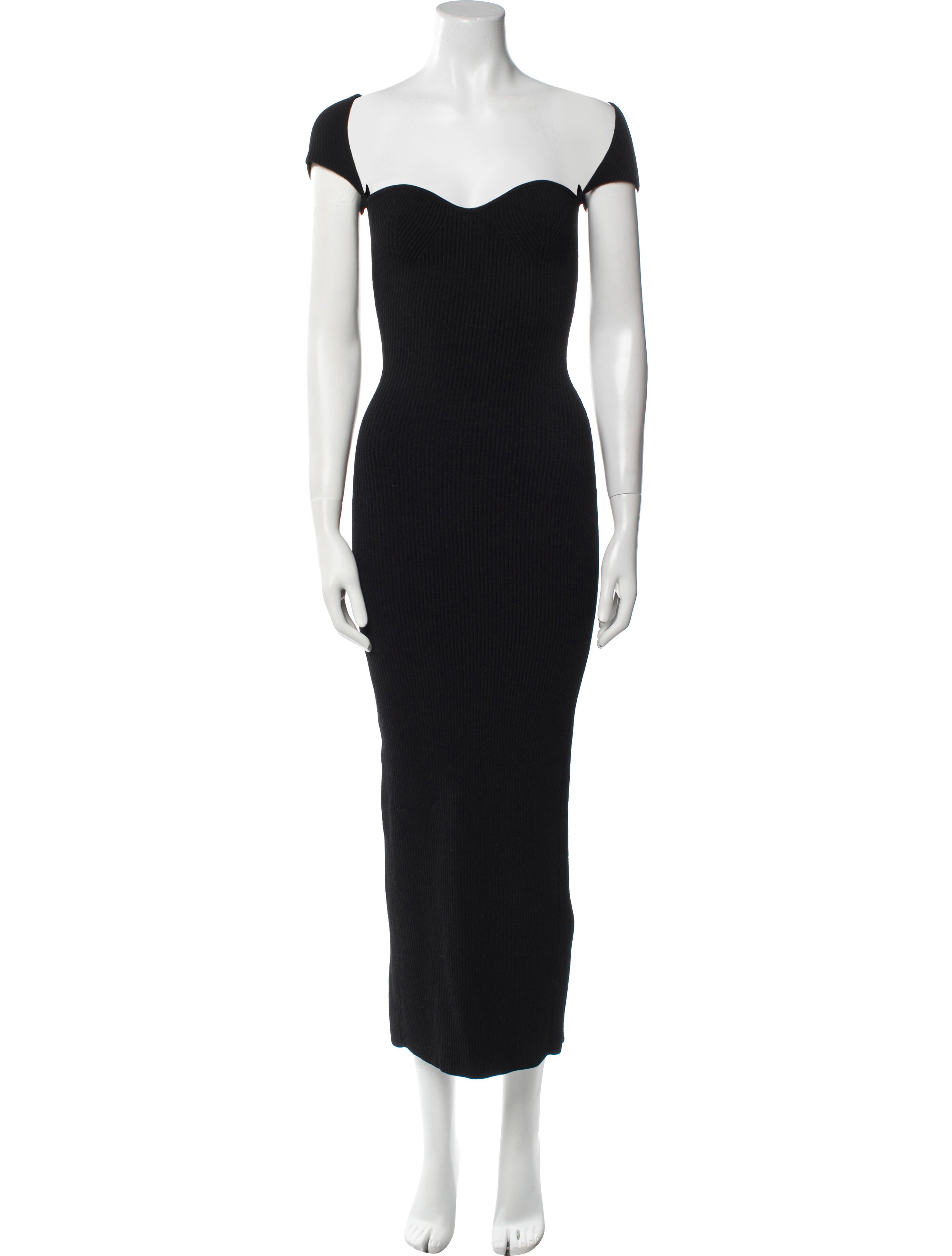 Khaite Square Neckline Long Dress