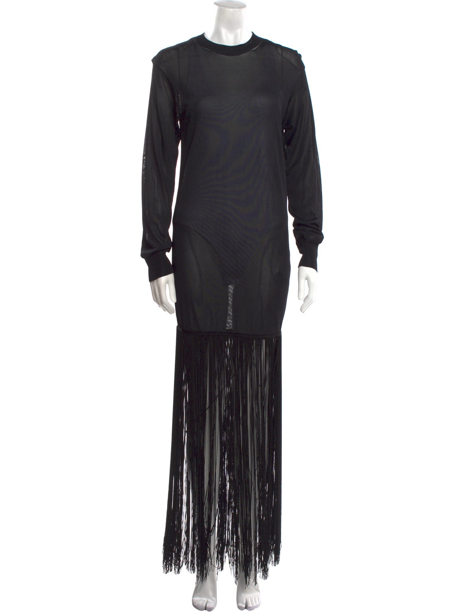 Khaite Crew Neck Long Dress