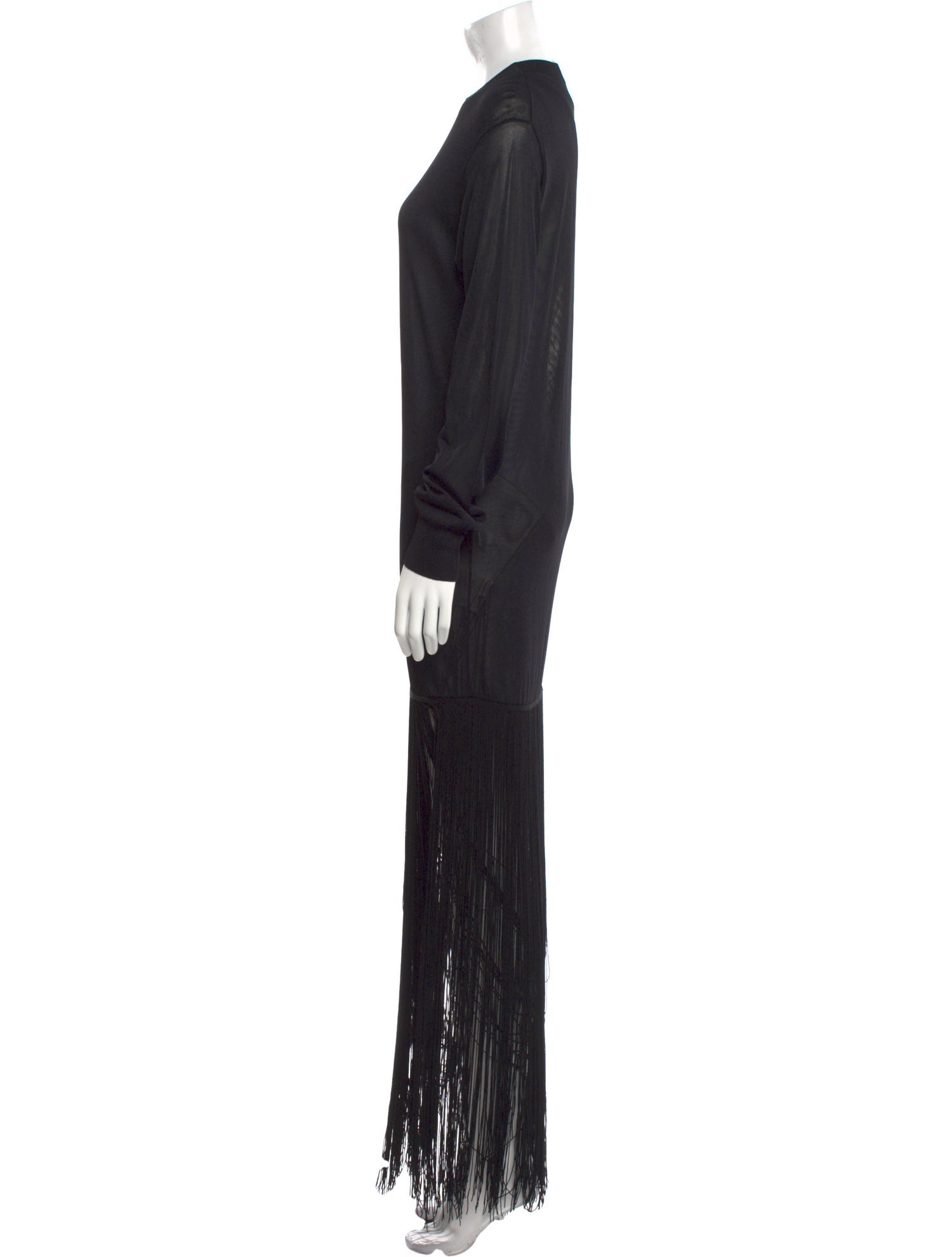 Khaite Crew Neck Long Dress