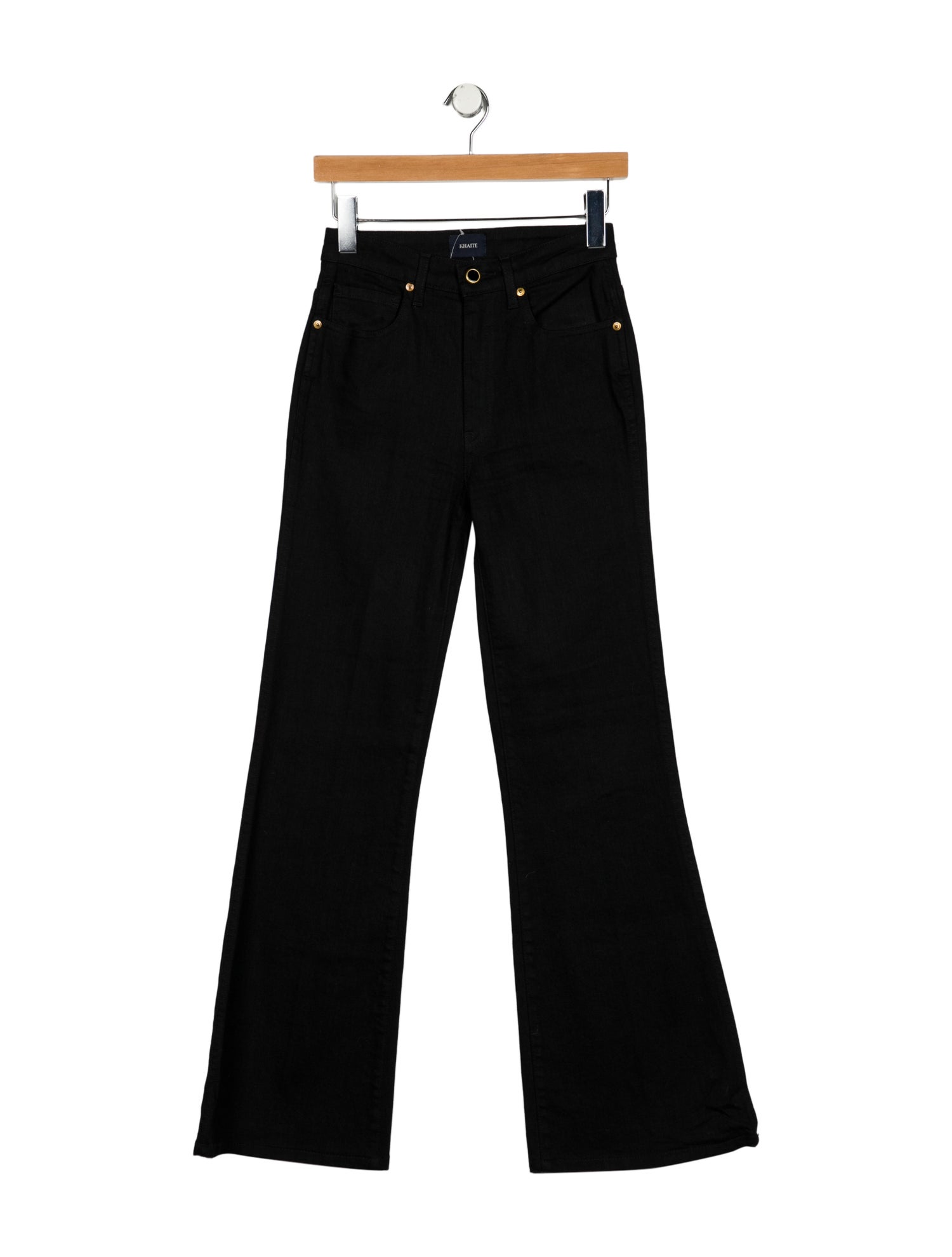 Khaite High-Rise Wide Leg Jeans