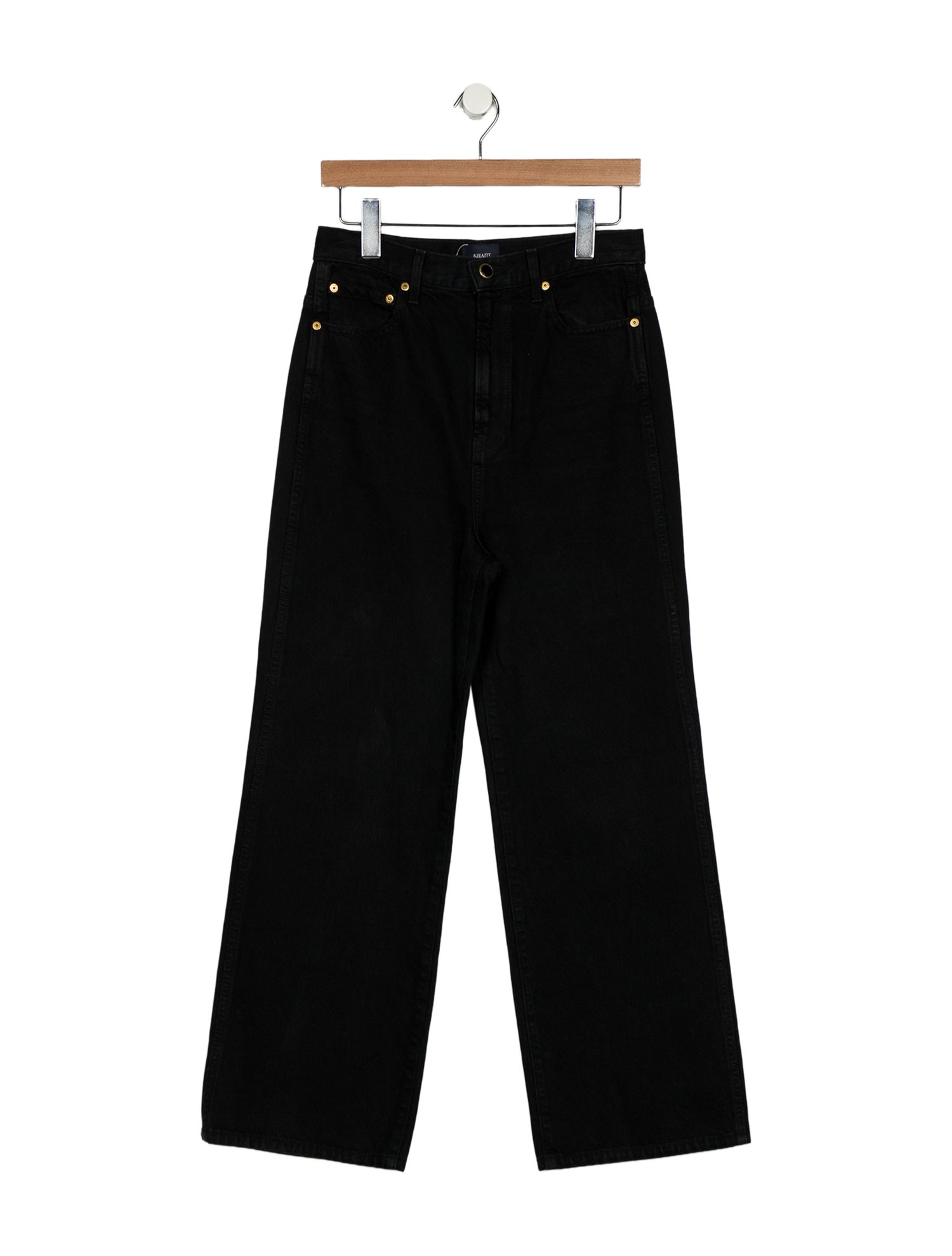 Khaite High-Rise Wide Leg Jeans