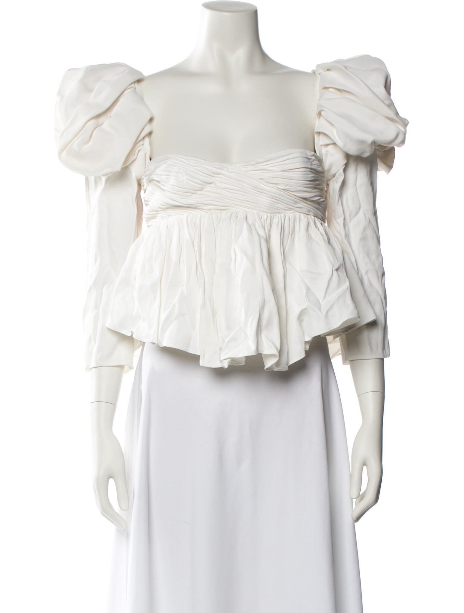 Khaite Cashgora Square Neckline Crop Top