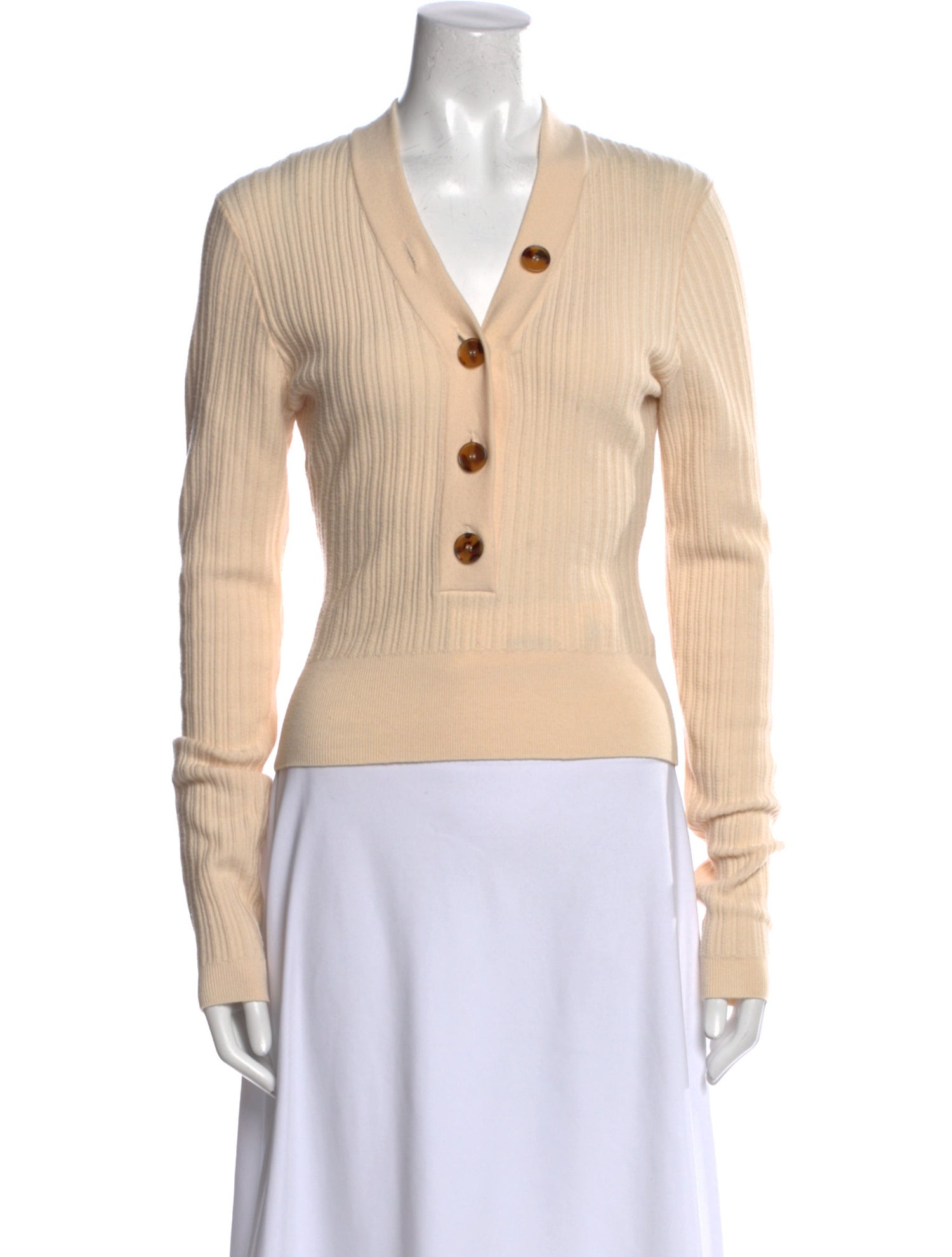 Khaite Wool V-Neck Sweater