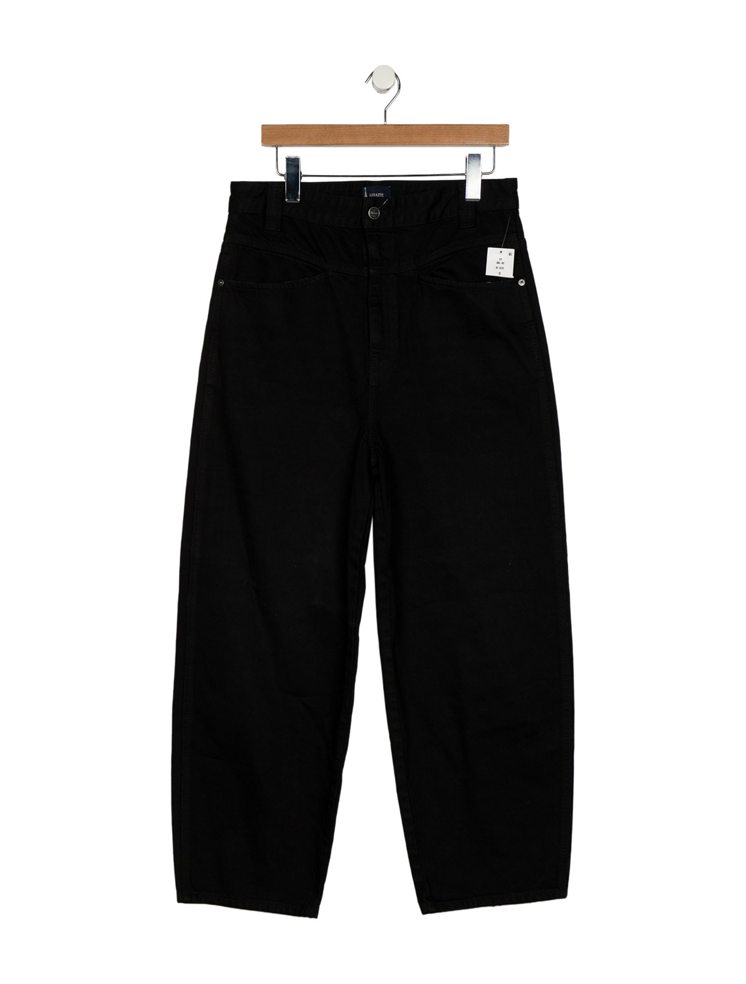 Khaite High-Rise Wide Leg Jeans