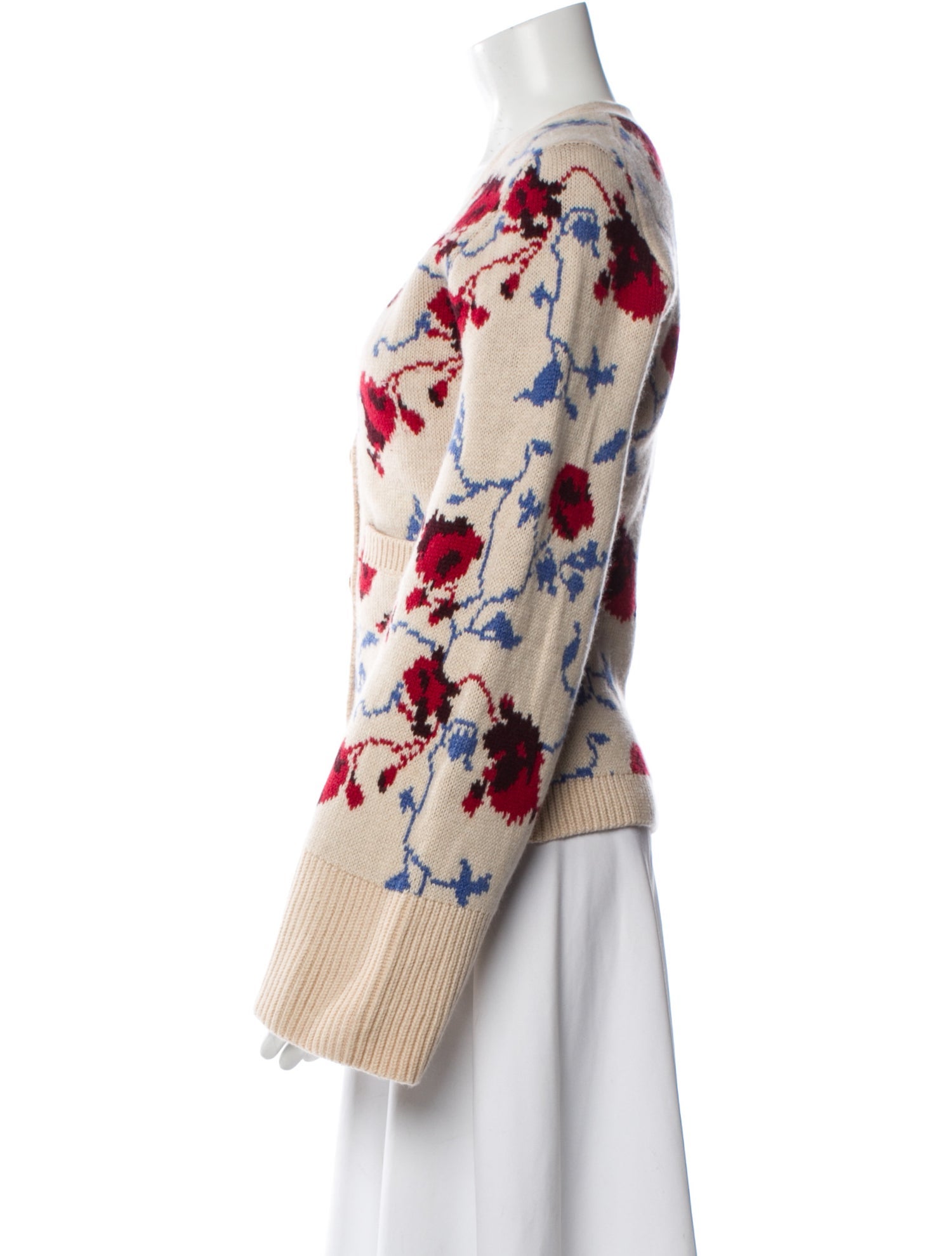 Khaite Cashmere Printed Sweater