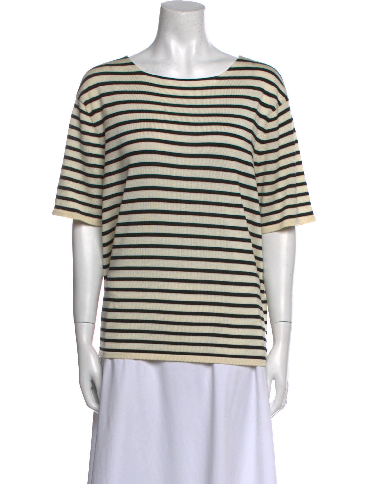 Khaite Silk Striped Sweater