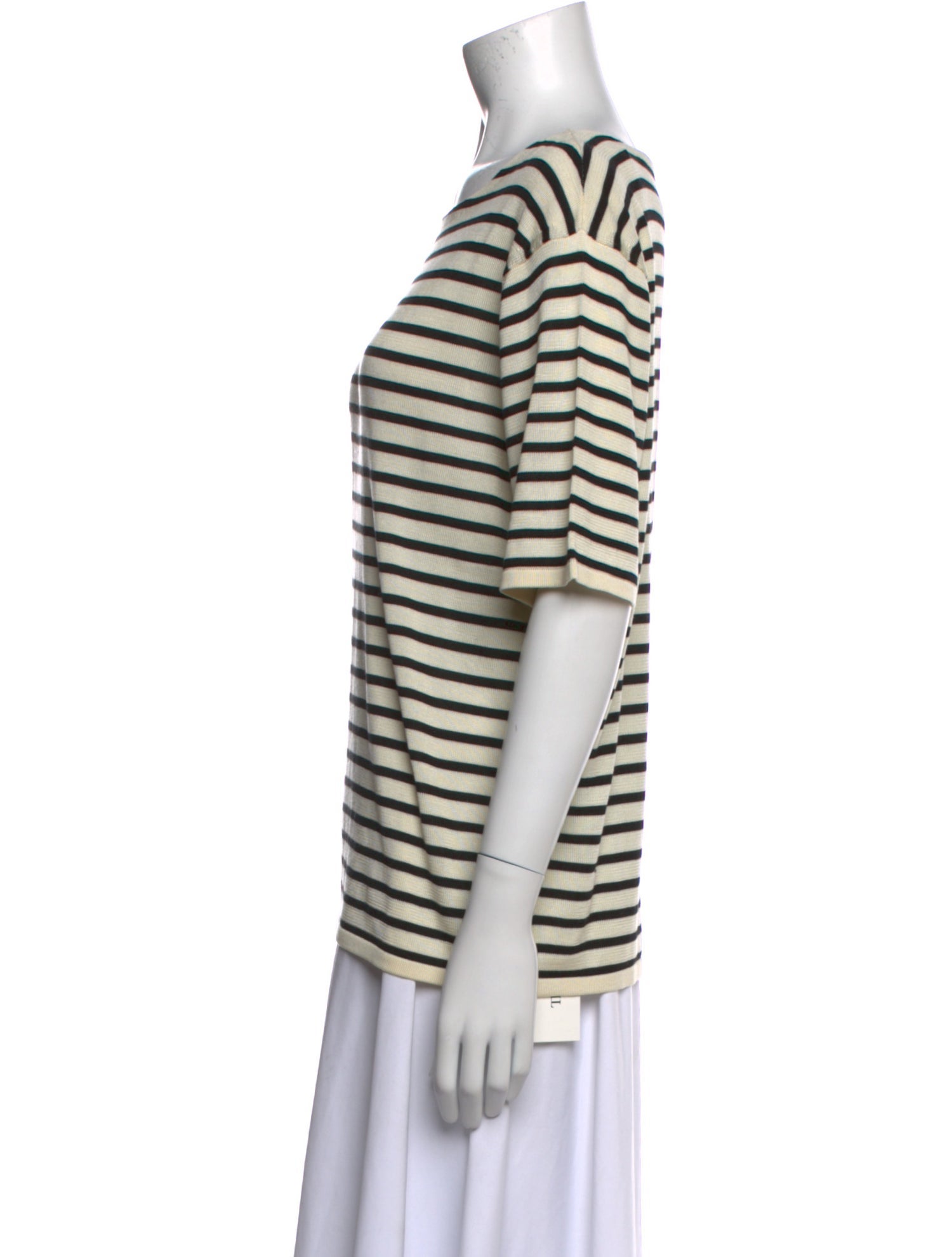 Khaite Silk Striped Sweater