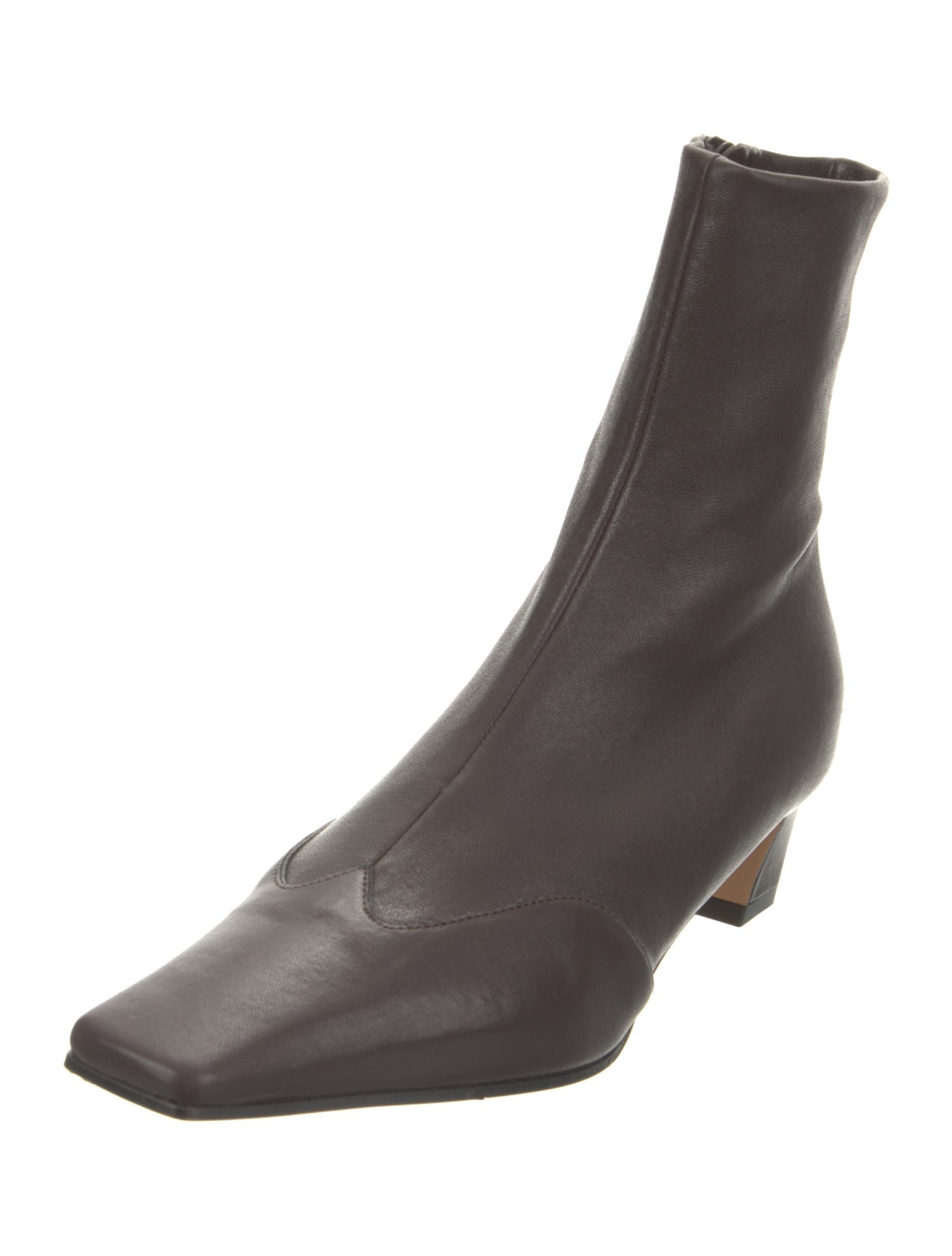 Khaite Leather Sock Boots