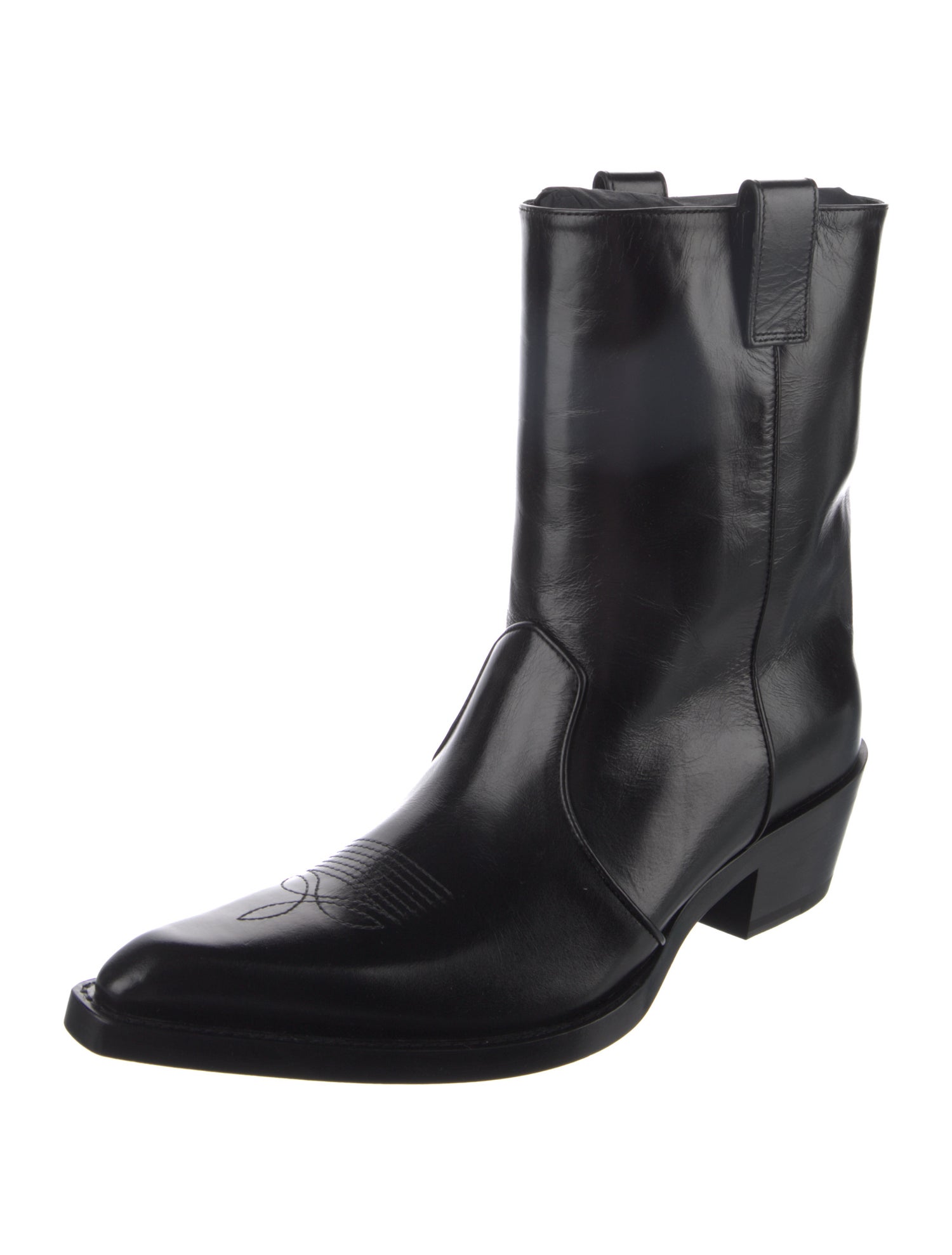 Khaite Leather Rain Boots