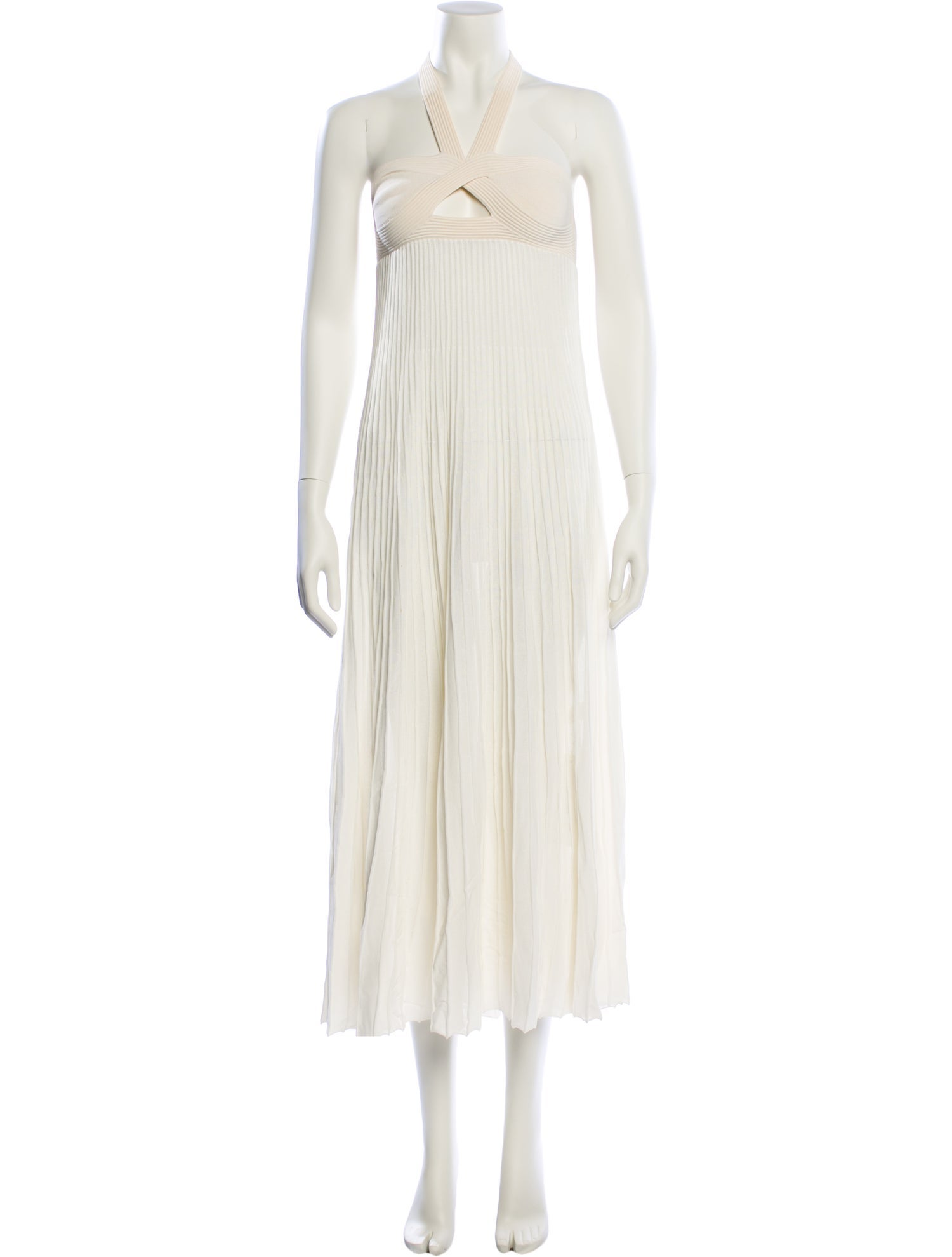 Khaite Square Neckline Midi Length Dress w/ Tags