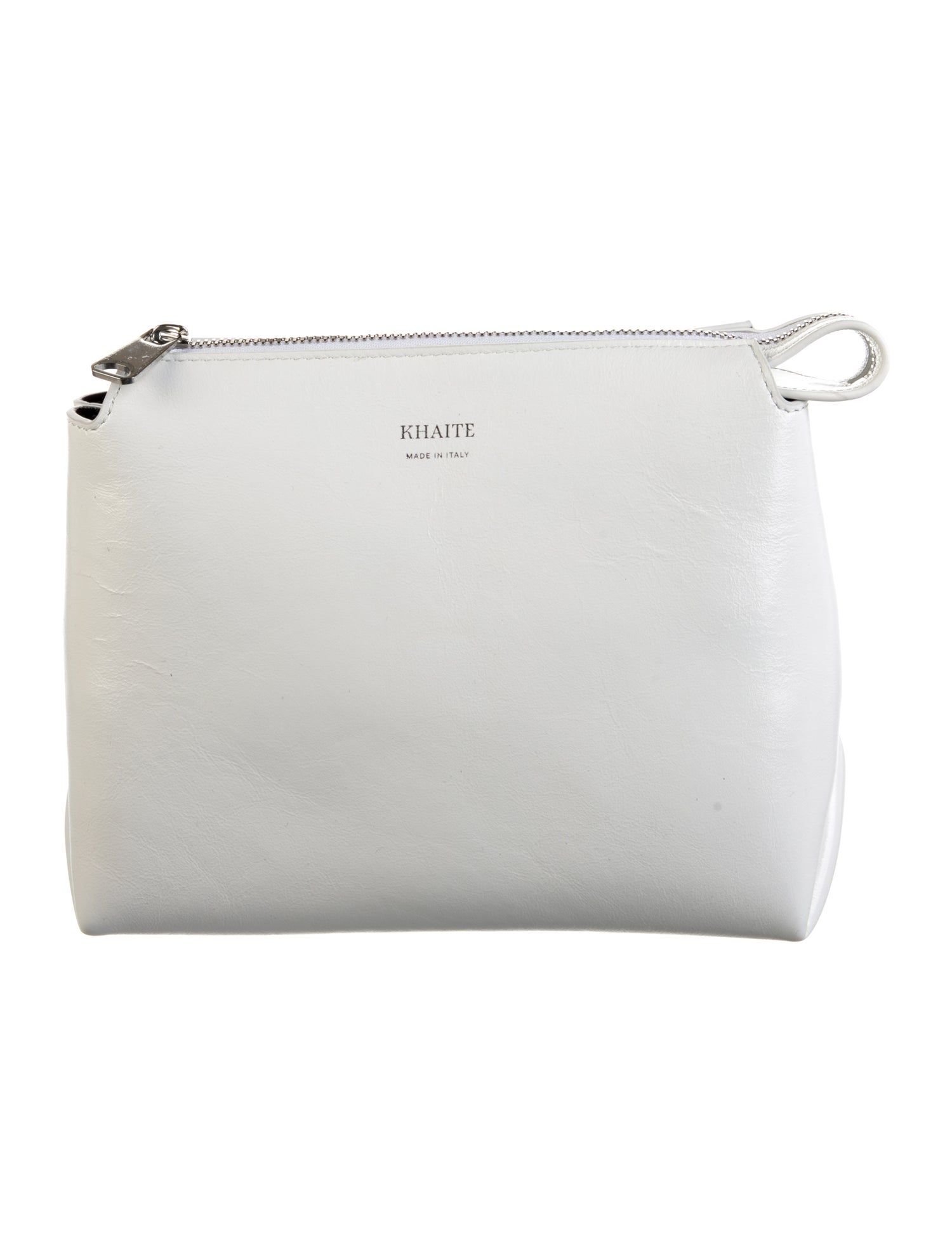 Khaite Leather Cosmetic Bag