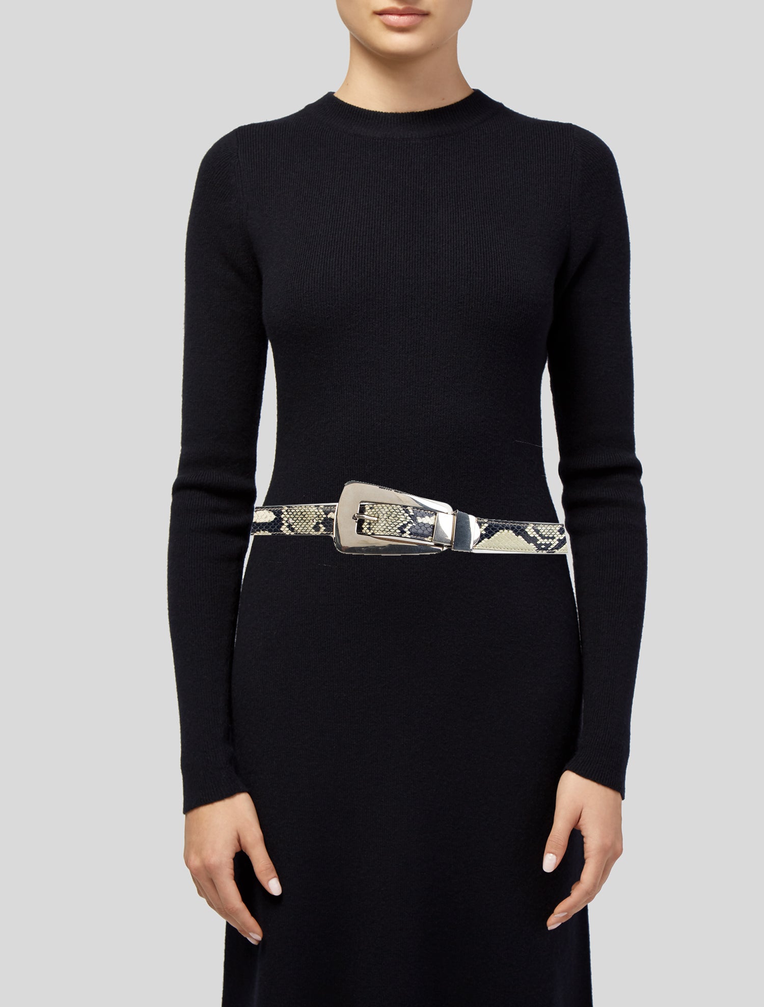 Khaite Snakeskin Belt