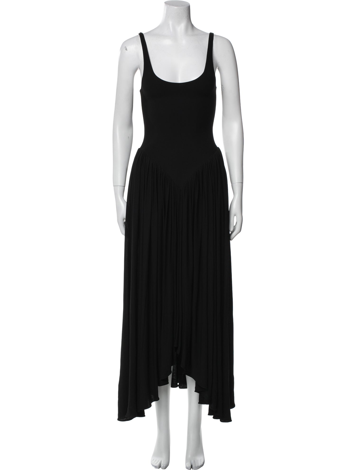 Khaite Scoop Neck Long Dress