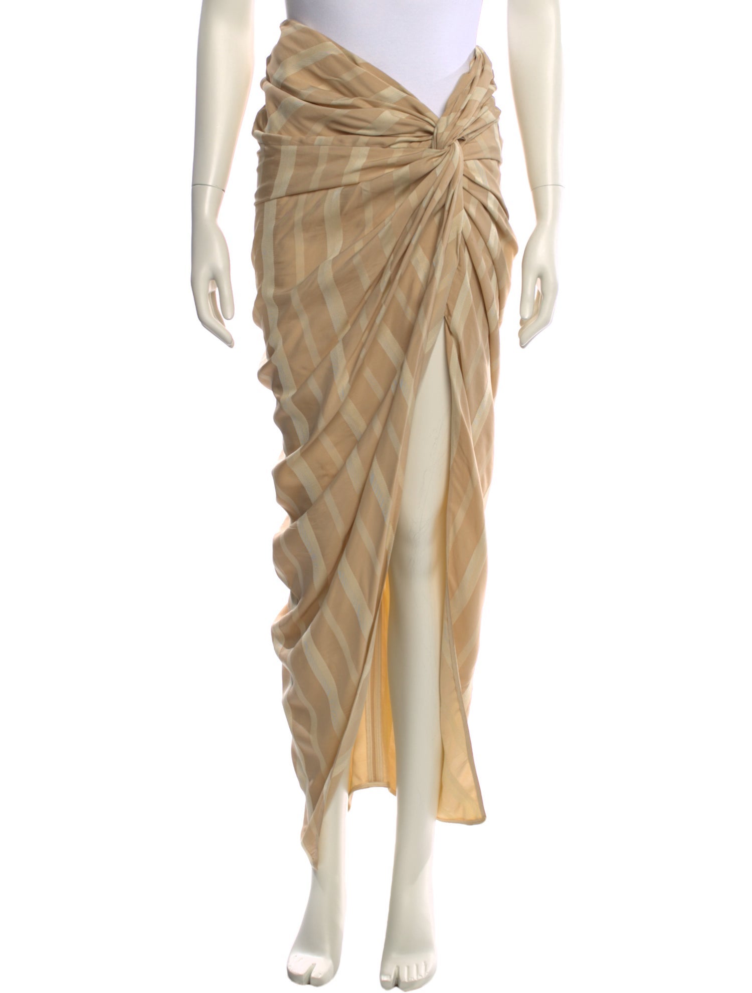 Khaite Striped Long Skirt w/ Tags