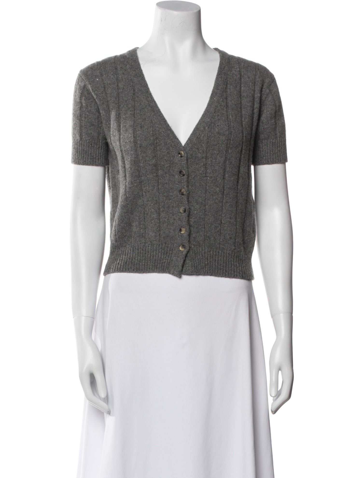 Khaite Cashmere V-Neck Sweater