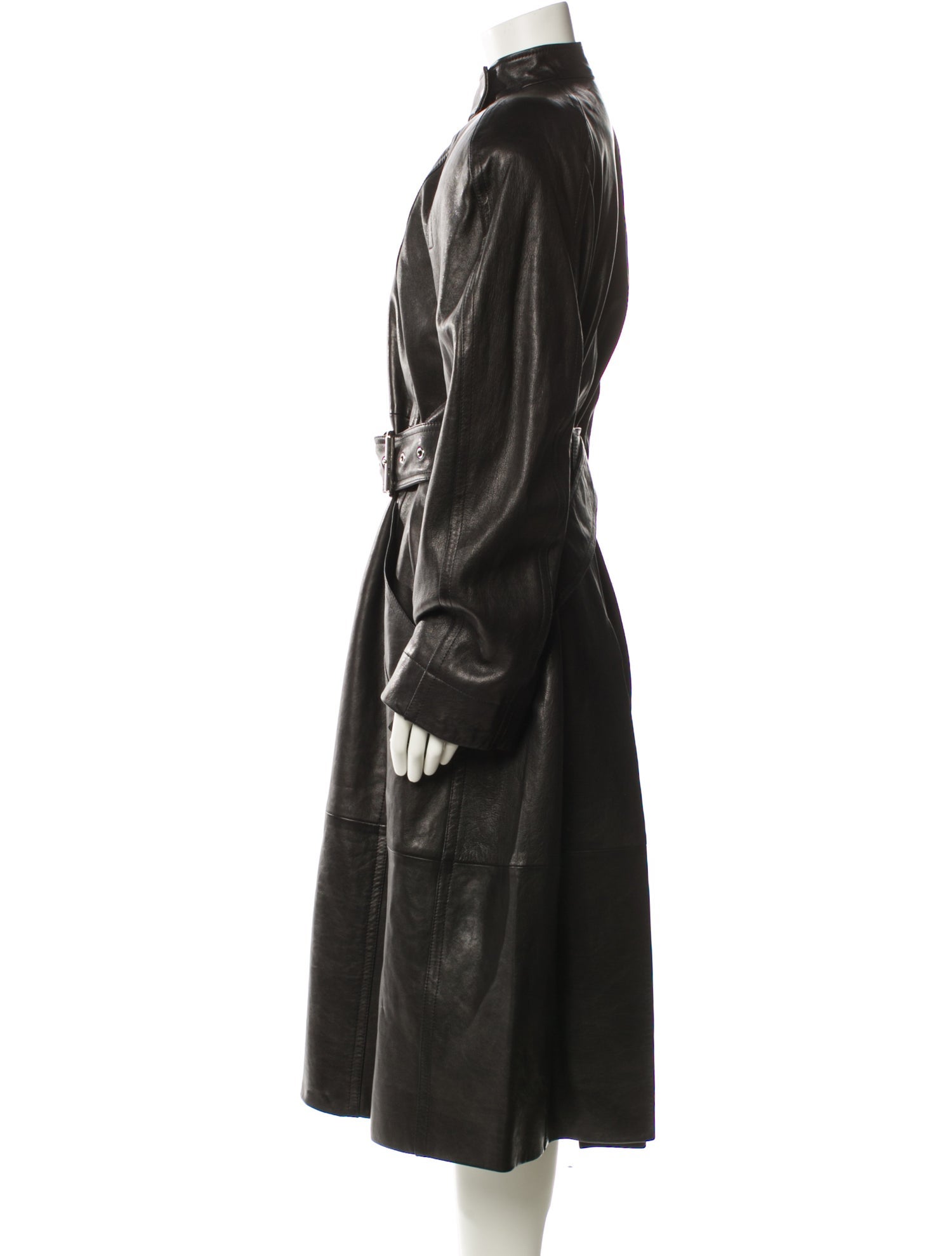 Khaite Leather Trench Coat w/ Tags