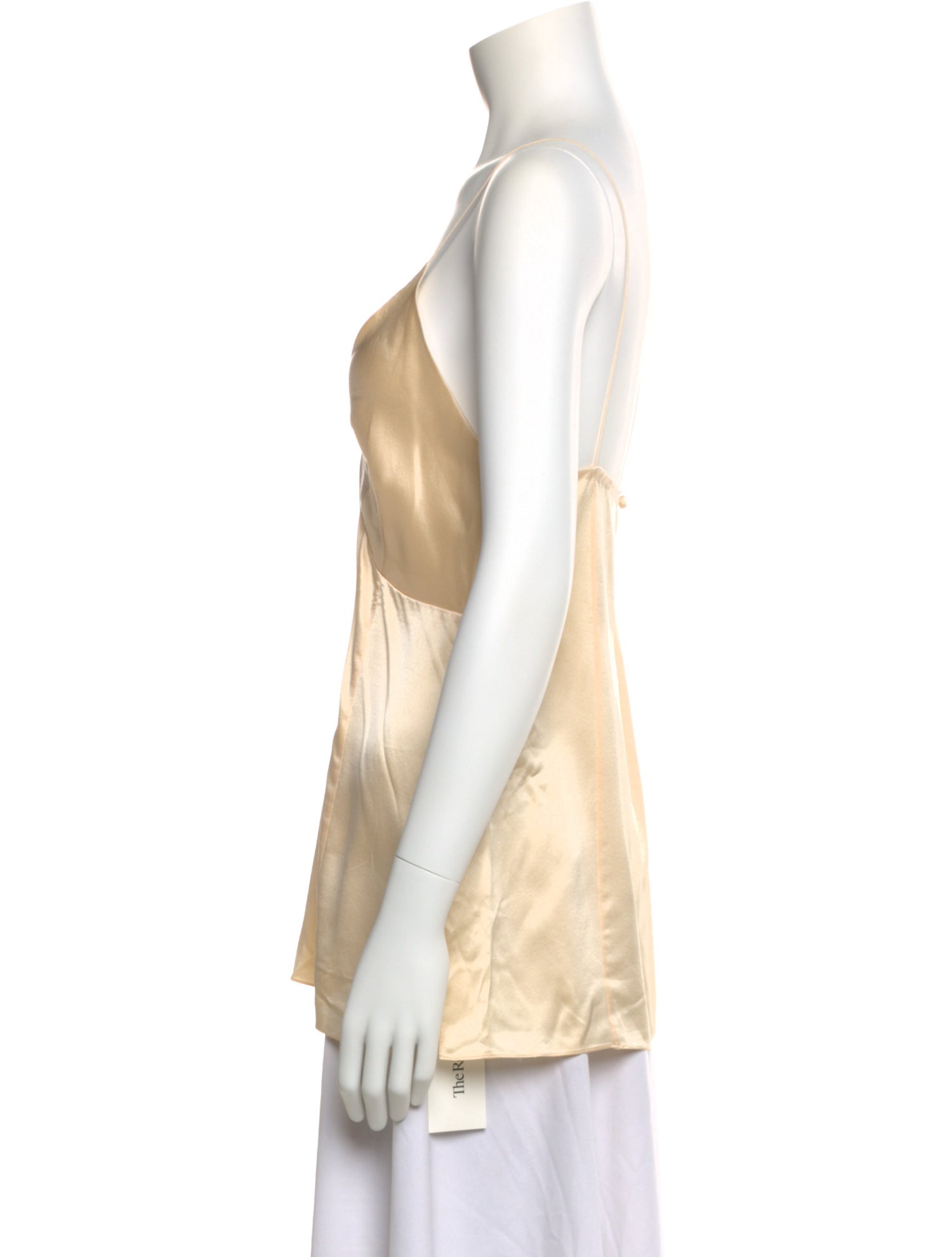 Khaite Silk V-Neck Top