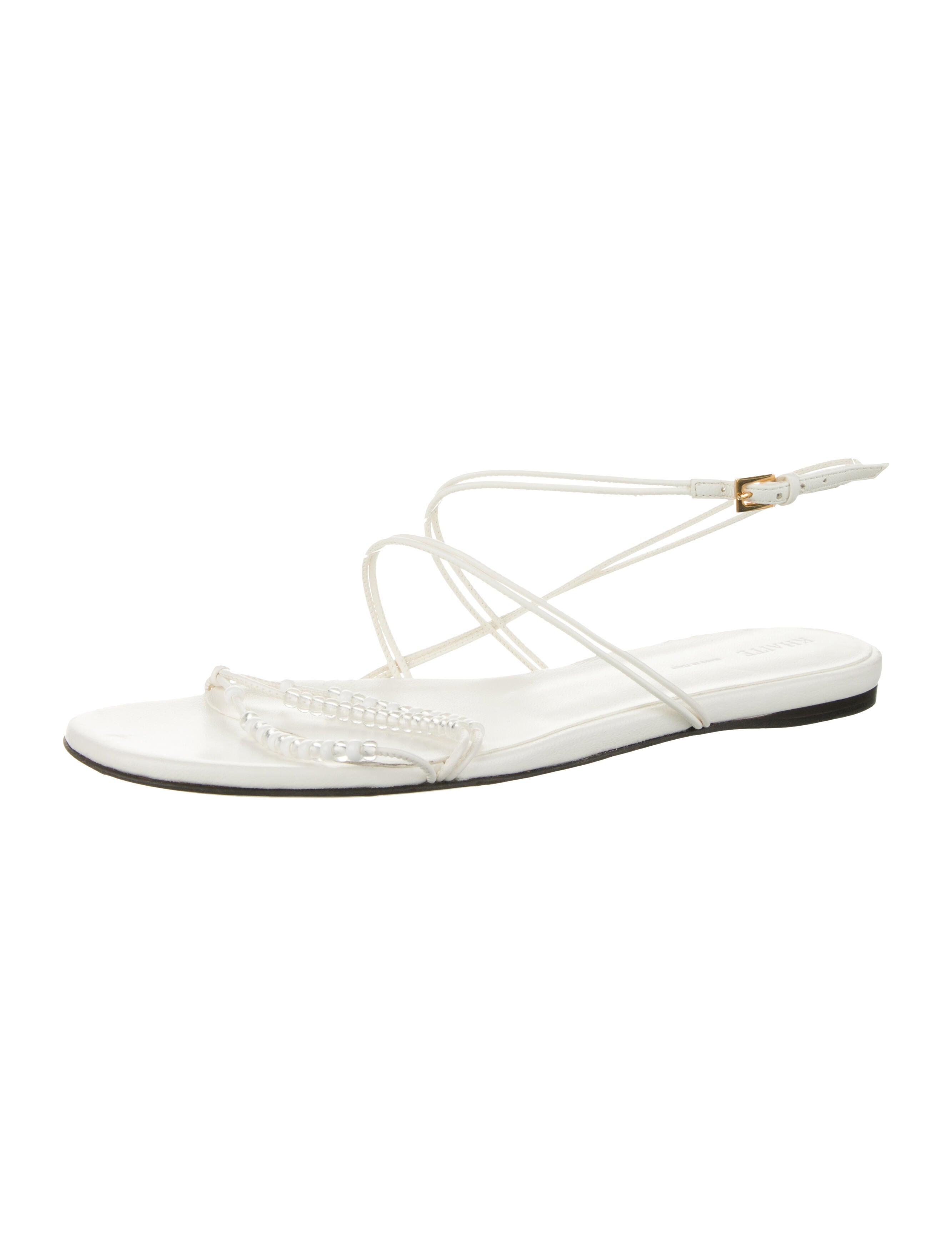 Khaite Leather Slides