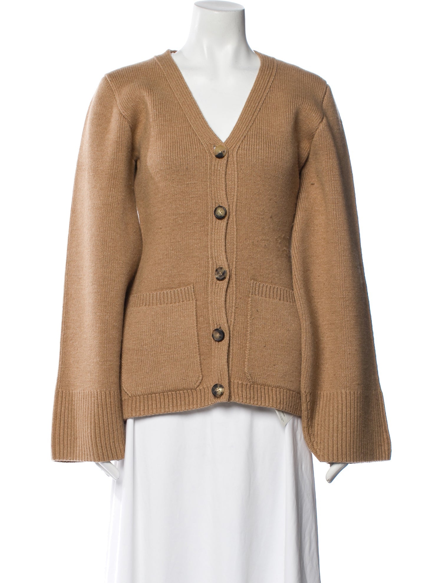 Khaite Cashmere V-Neck Sweater