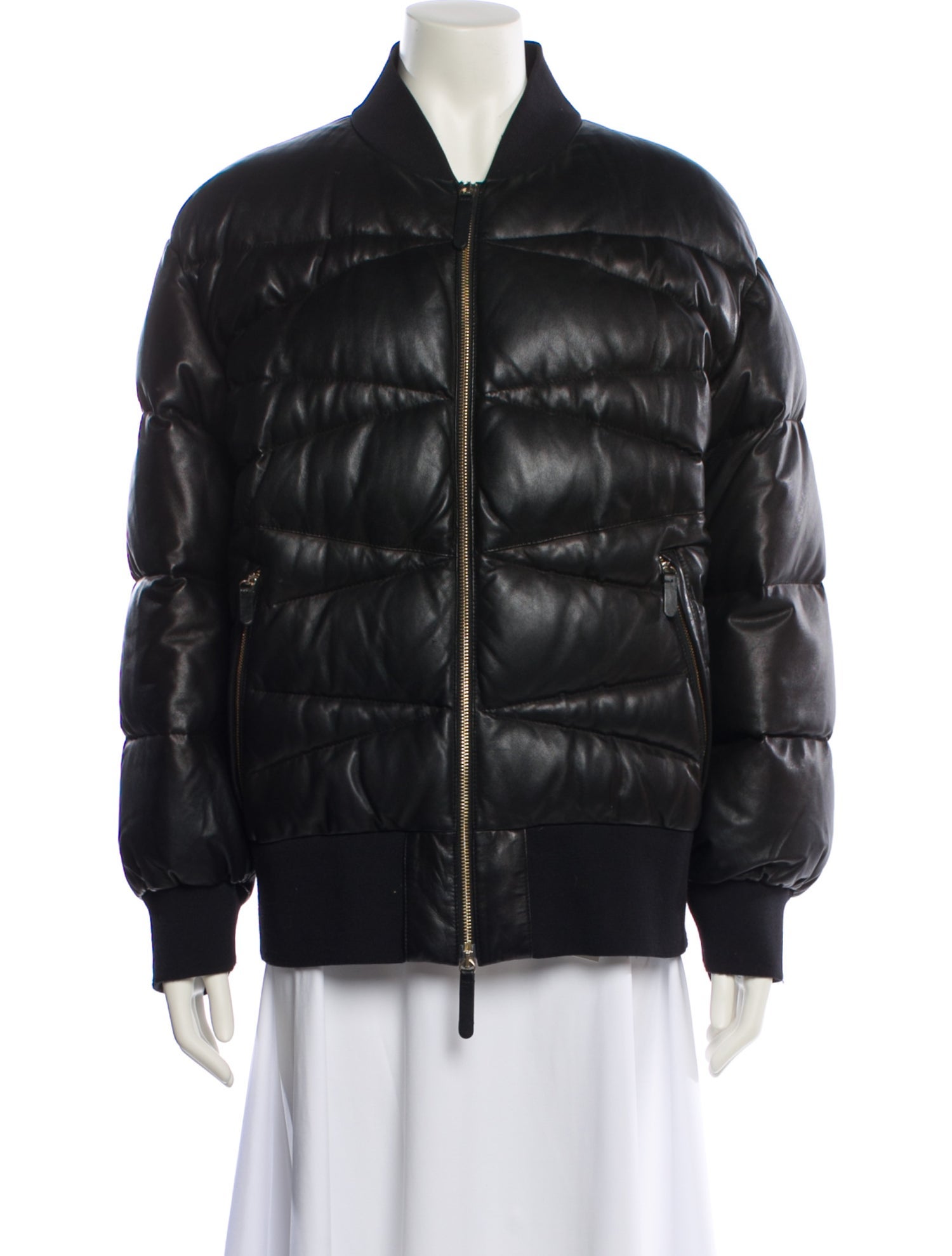 Khaite Leather Down Jacket