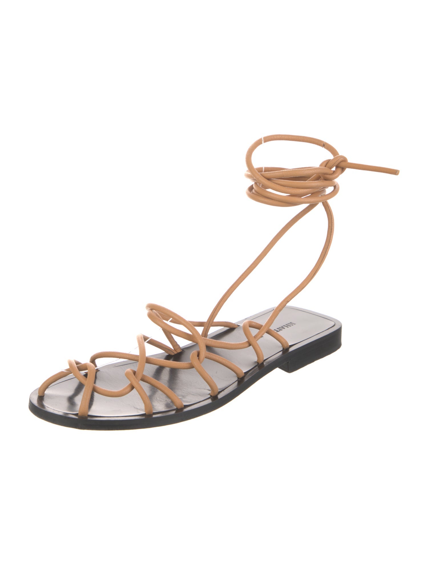 Khaite Leather Gladiator Sandals