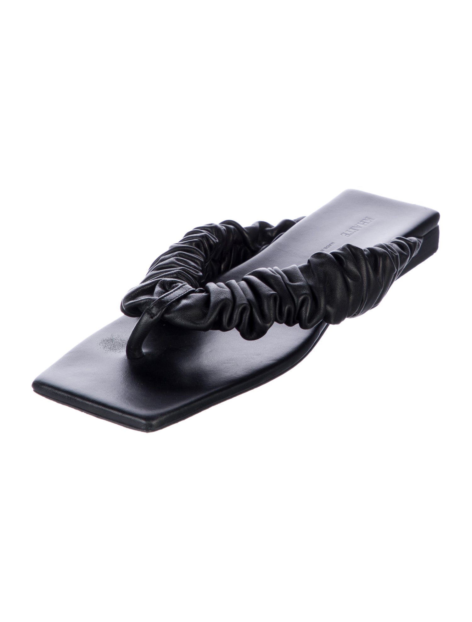 Khaite Leather Slides