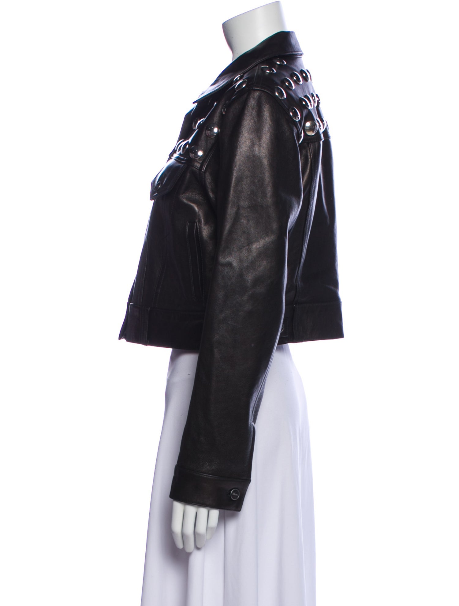 Khaite Leather Biker Jacket