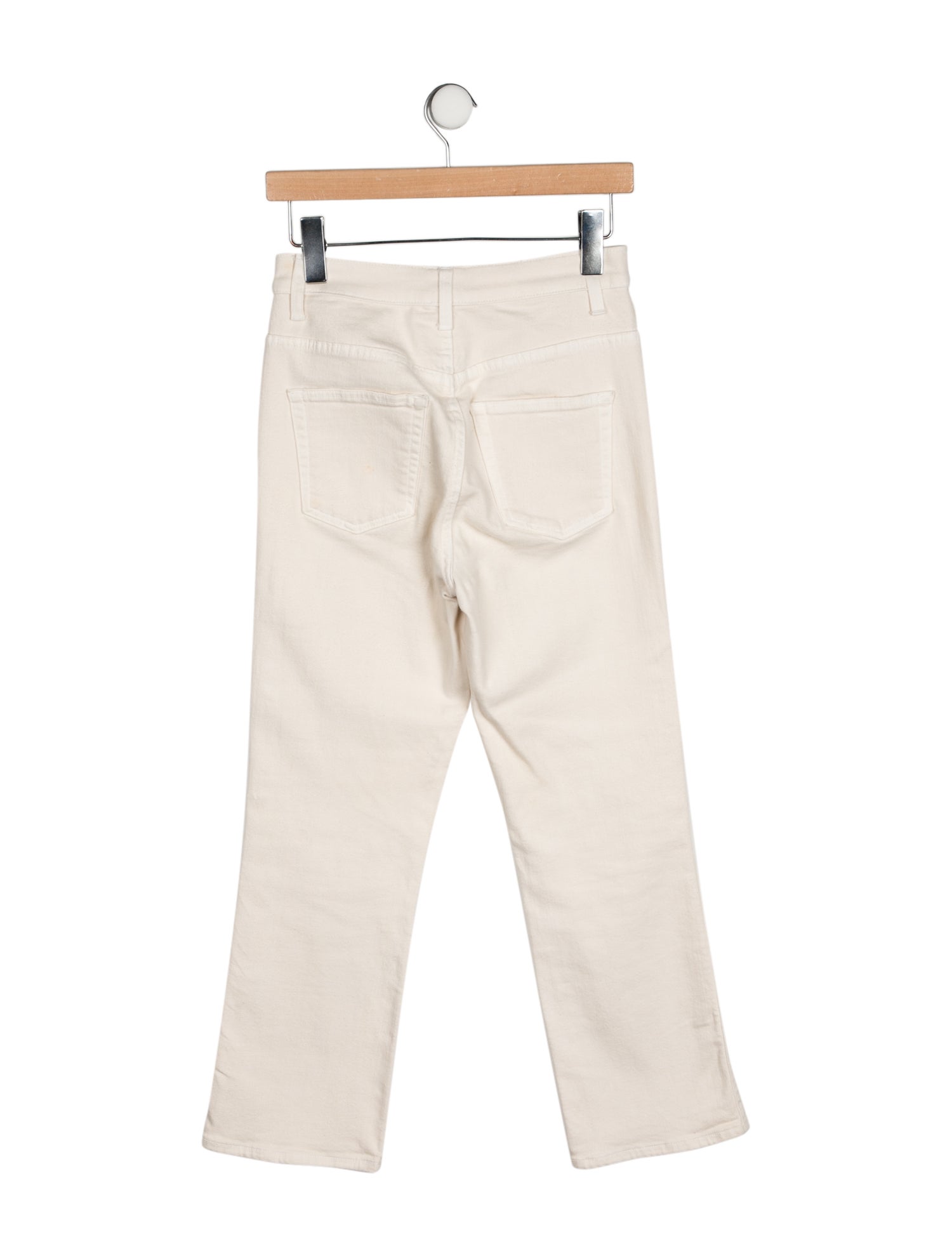 Khaite Mid-Rise Straight Leg Jeans